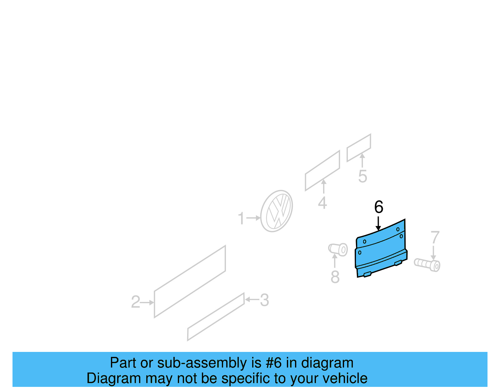 License Bracket 4L0-827-113-9B9 - View 14