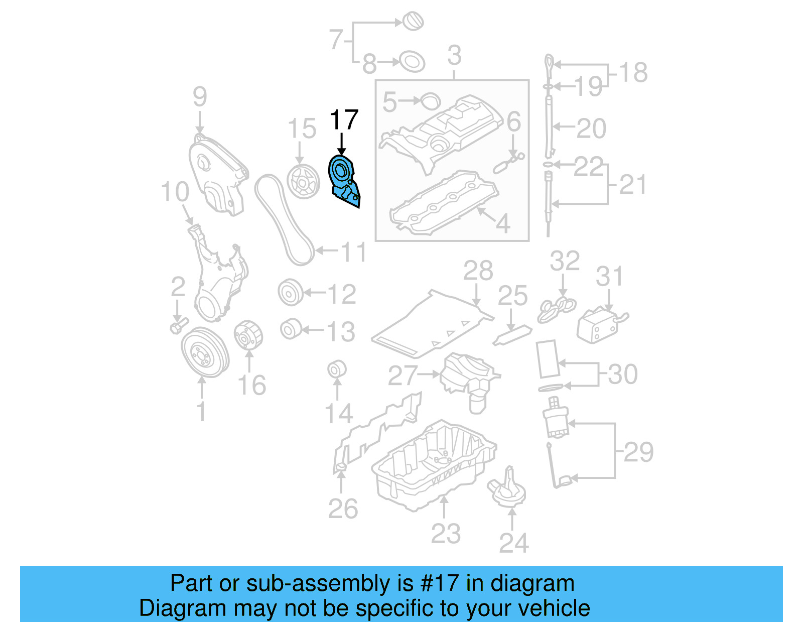 Inner Timing Cover 06D-109-145-D - View 8