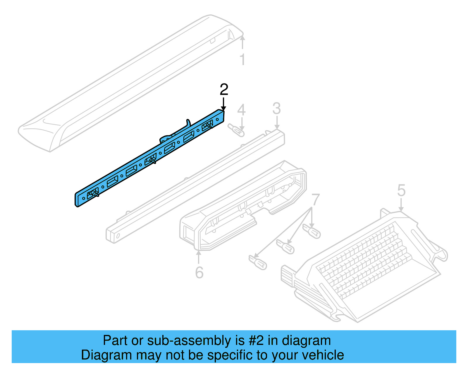 Housing Mount 1H6-945-121 - View 2