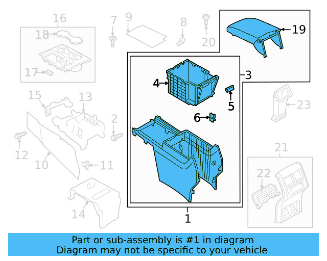 Console Assembly 3CN-863-241-H-VPH - View 5