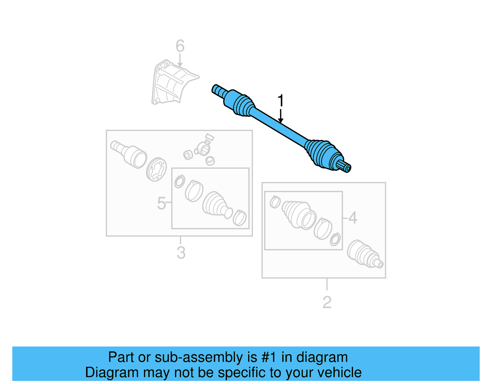 Axle Assembly 5N0-407-762-F - View 12