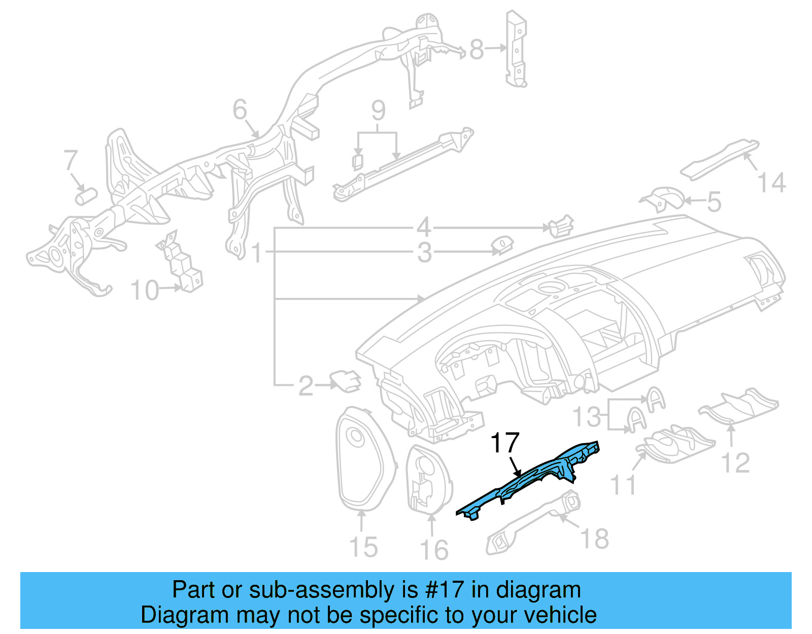 Trim Cover 7L6-419-798-B-75R