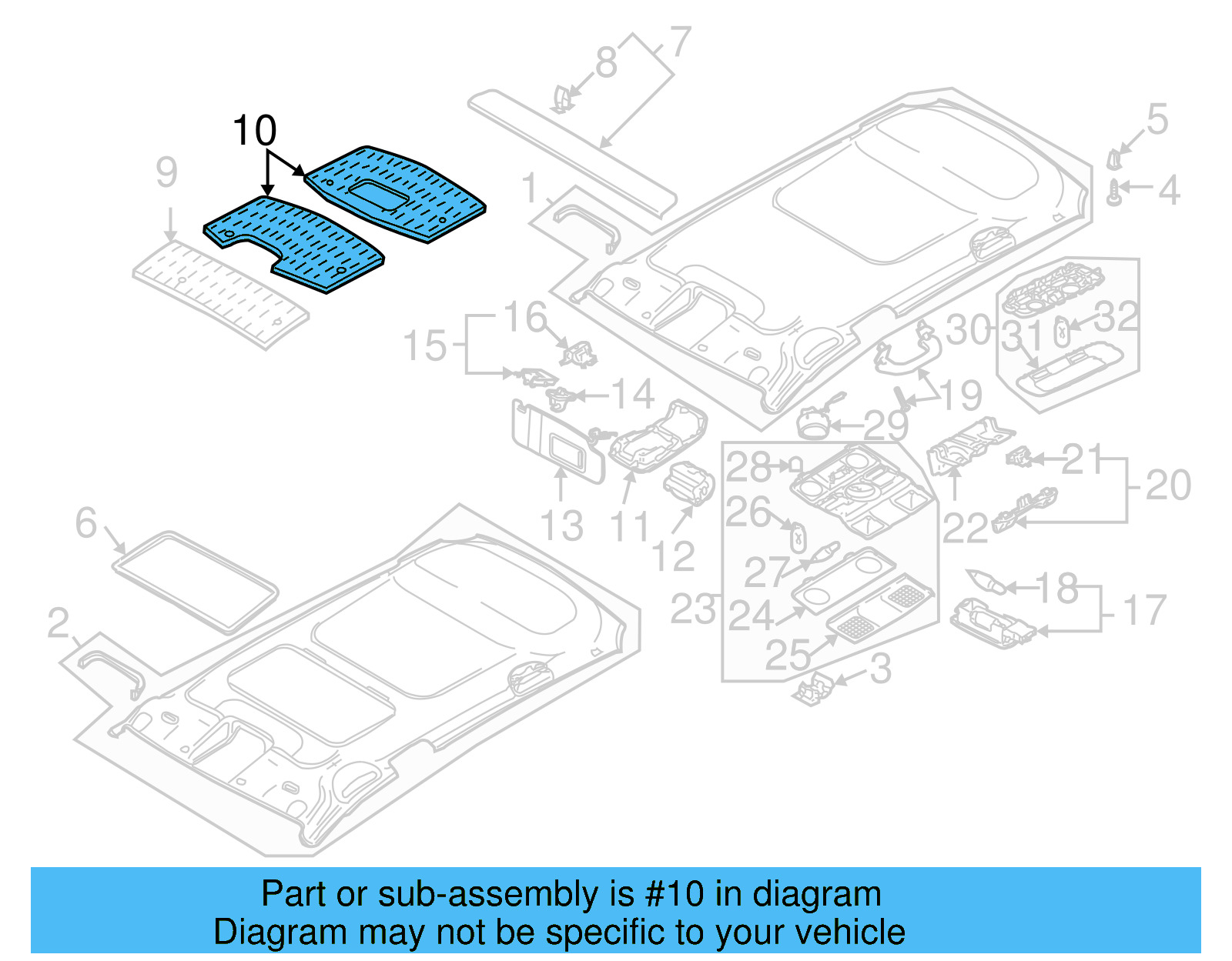 Sound Absorber 3C9-867-811-E - View 6