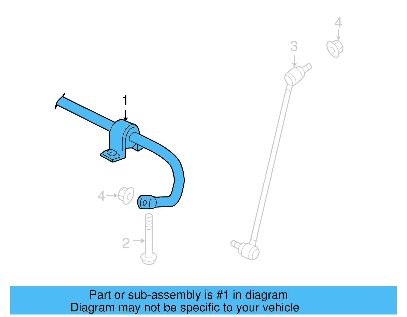 Stabilizer Bar 3C0-411-303-Q - View 8