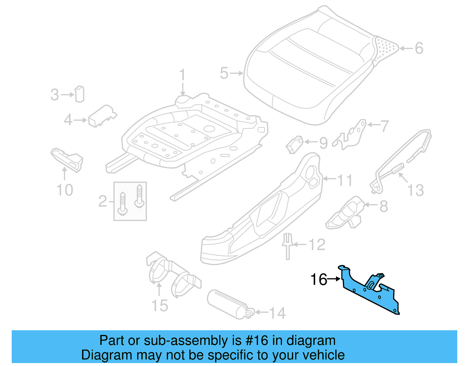 Extinguisher Bracket 5C6-860-290-B - View 4