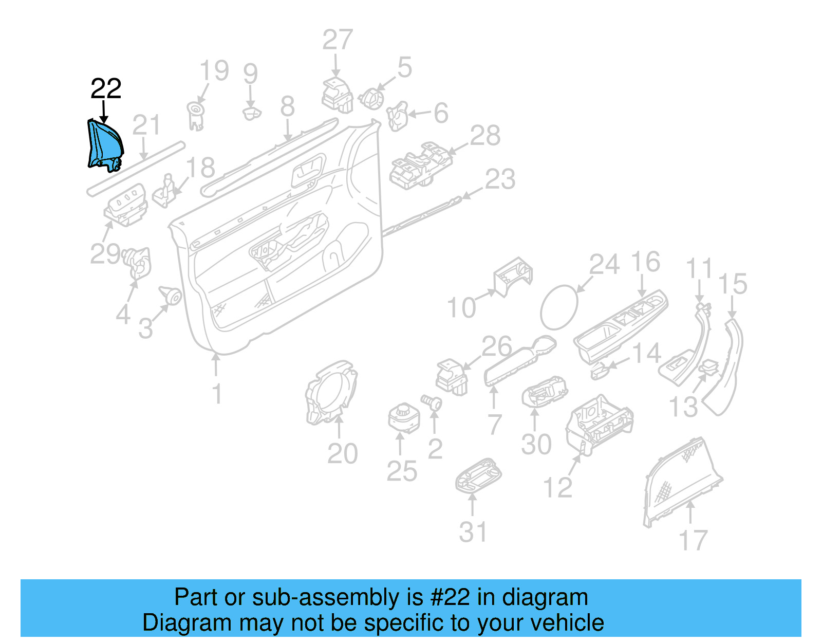 Corner Trim 1K5-837-973-B-9B9 - View 3