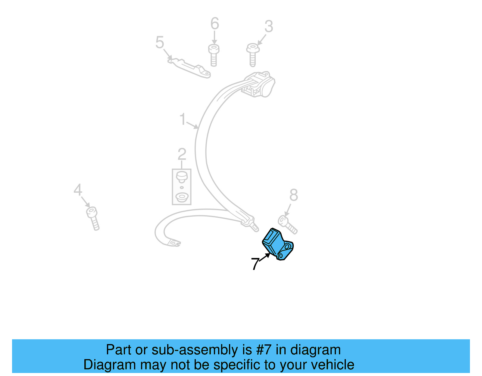 Buckle End 3C8-857-740-C-QVZ - View 5