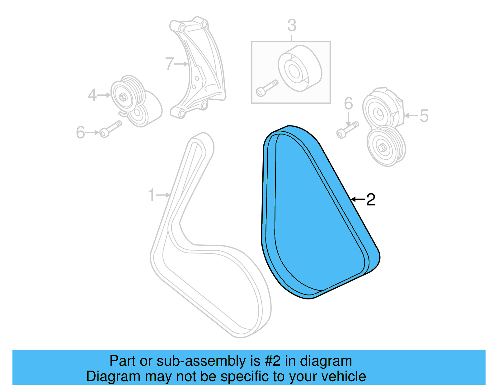 Drive Belt 06E-903-137-S - View 5