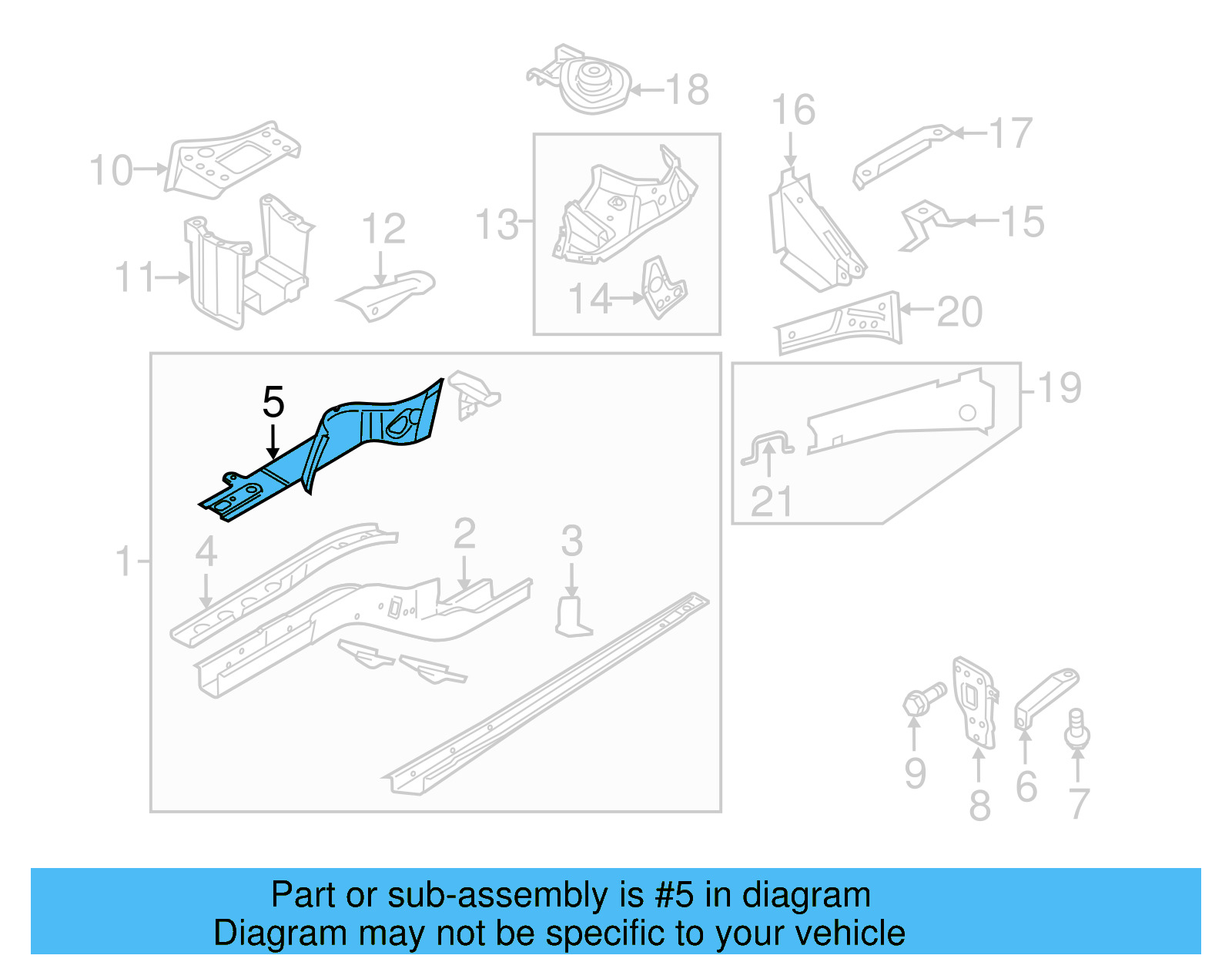 Rear Reinforced 5N0-803-108 - View 2