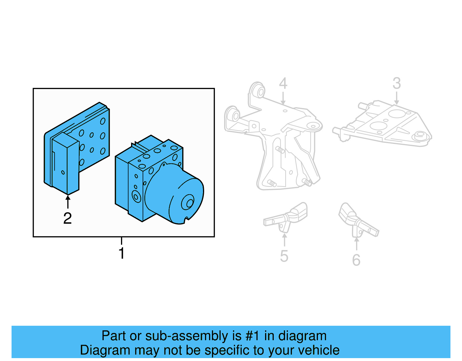 ABS Pump Assembly 5C0-614-517-B-BEF - View 3