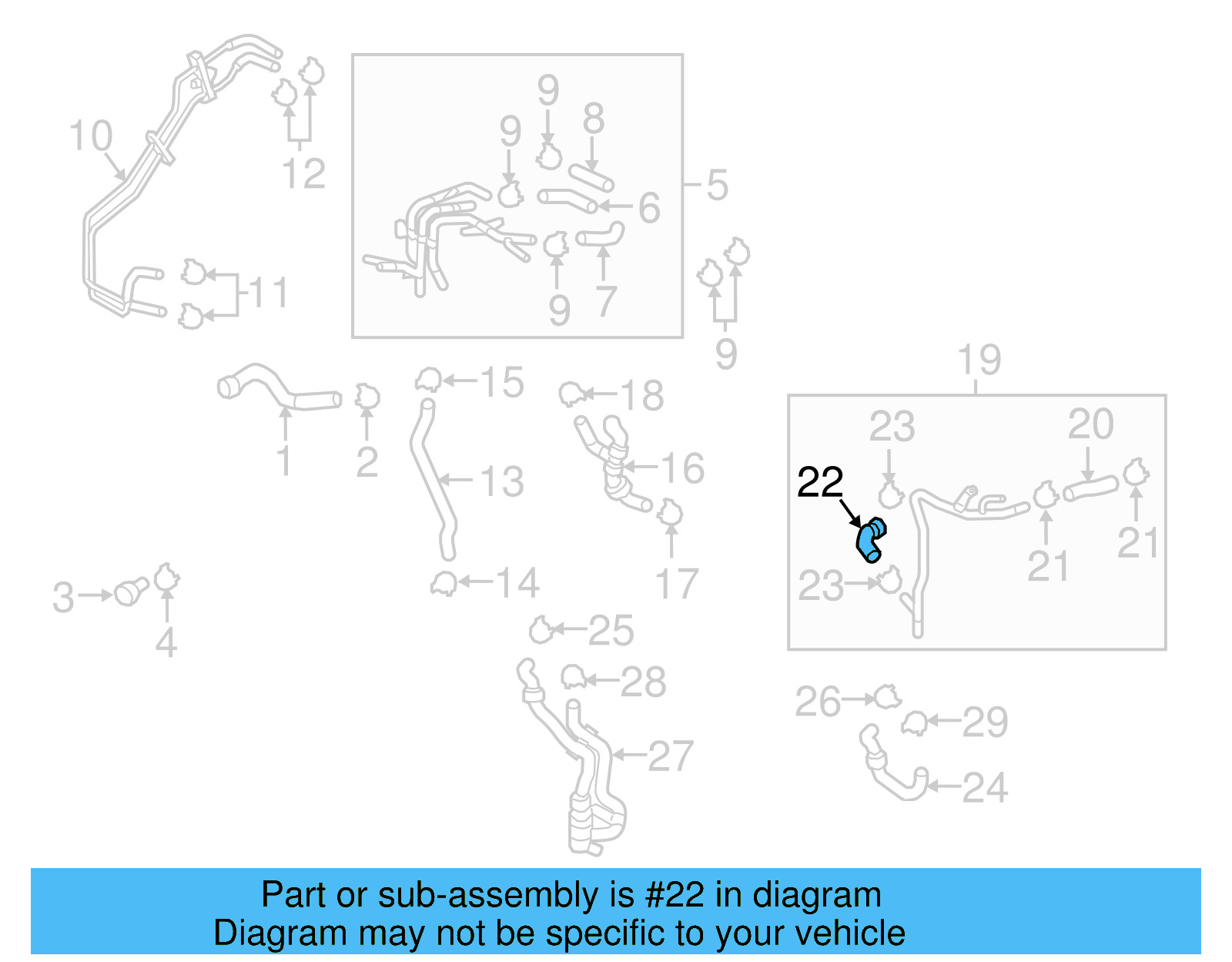Lower Hose 04L-121-058-B