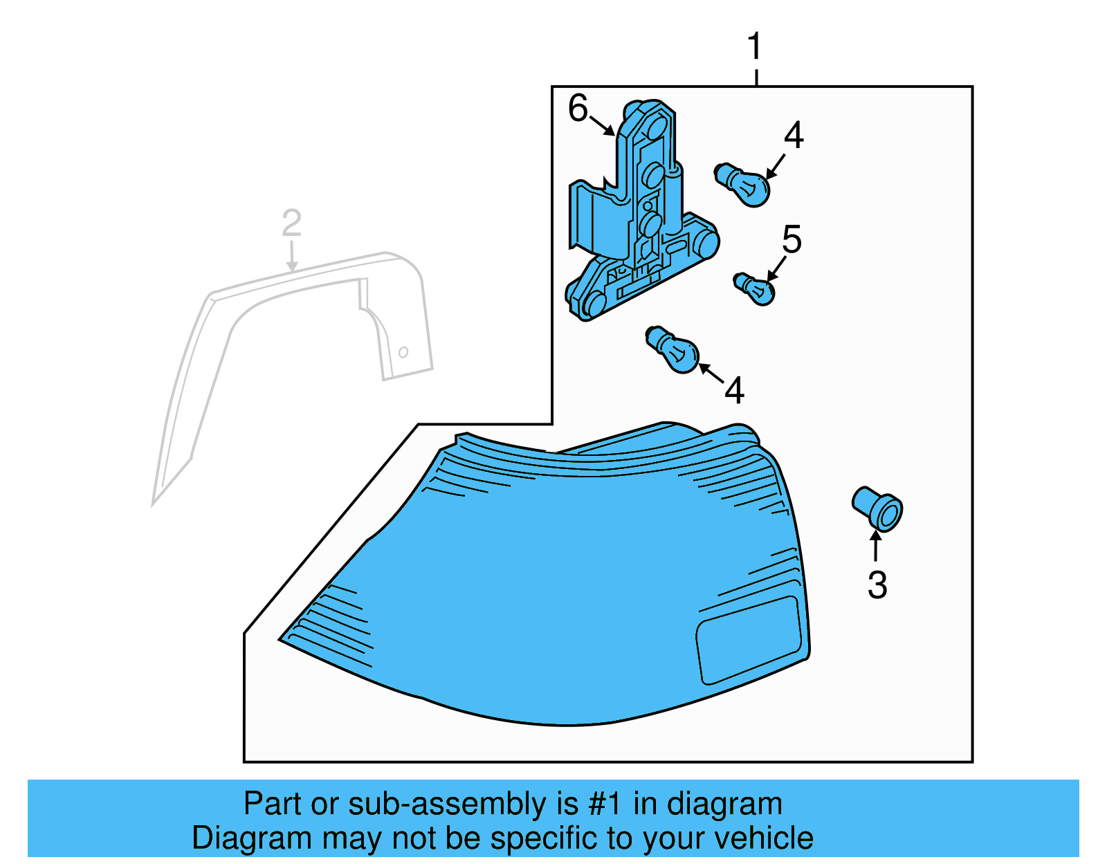 Tail Lamp Assembly 1J6-945-096-AC - View 5