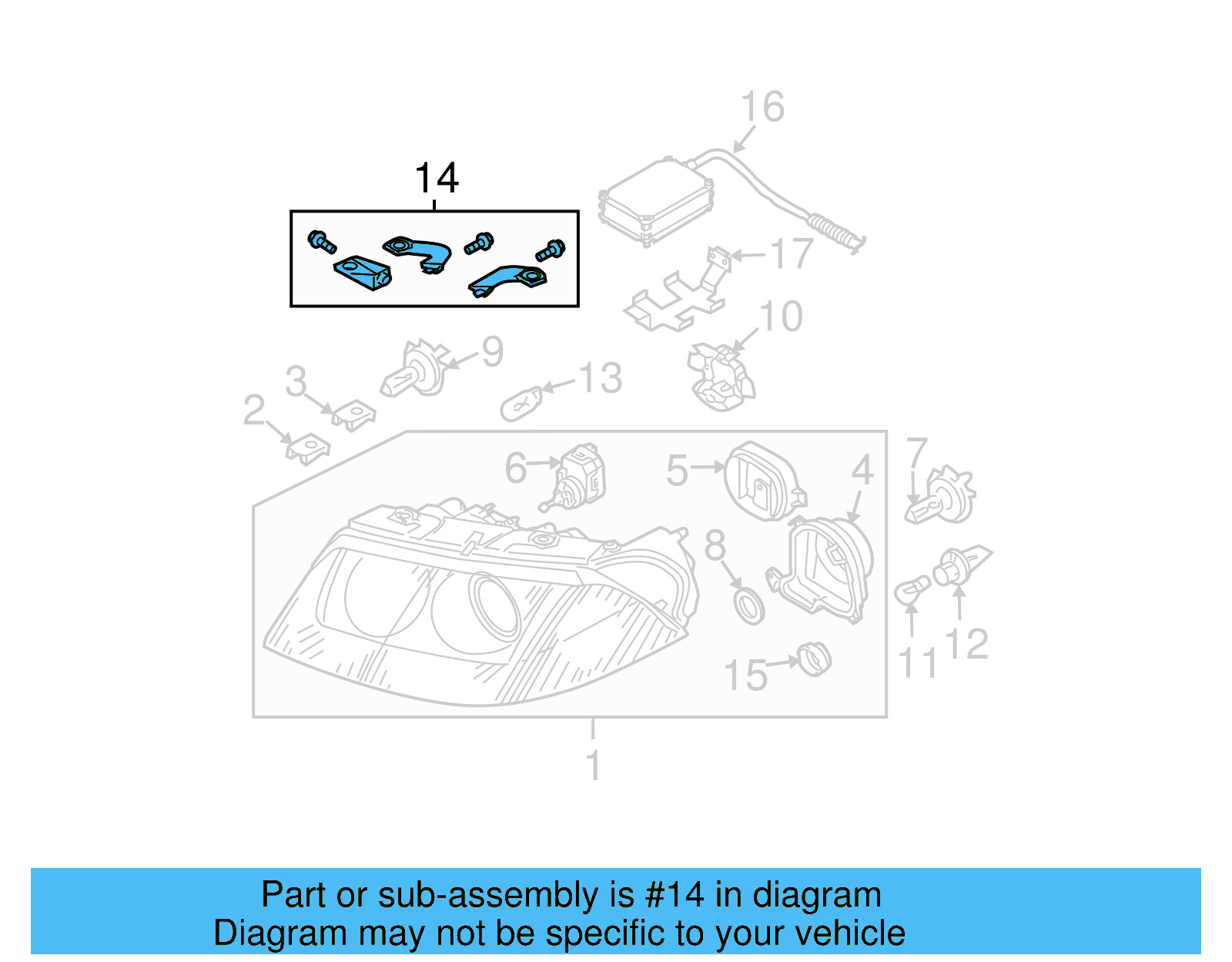 Repair Kit 3B0-998-225-A - View 3