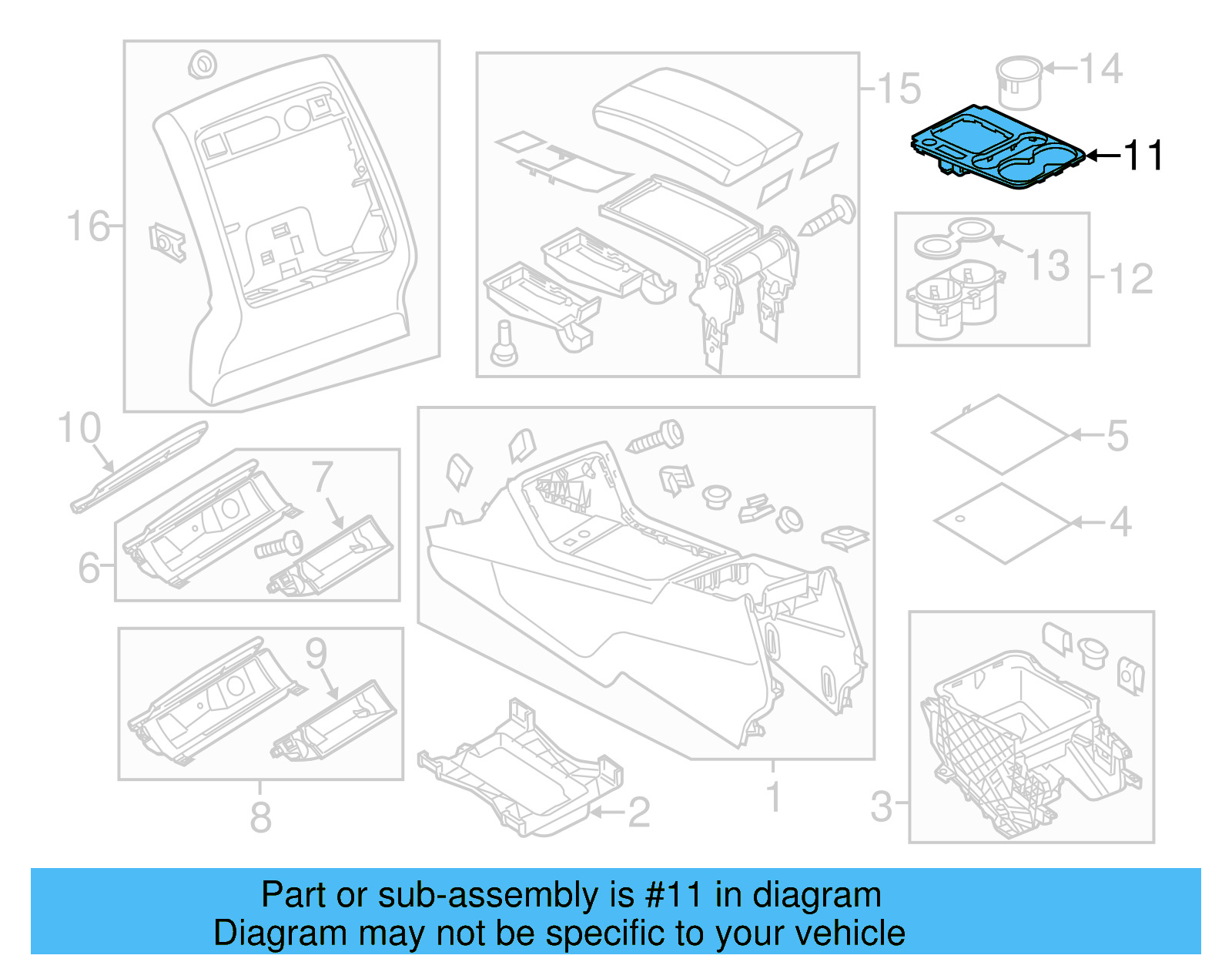 Shift Plate 7P1-863-212-AA-DV8 - View 8