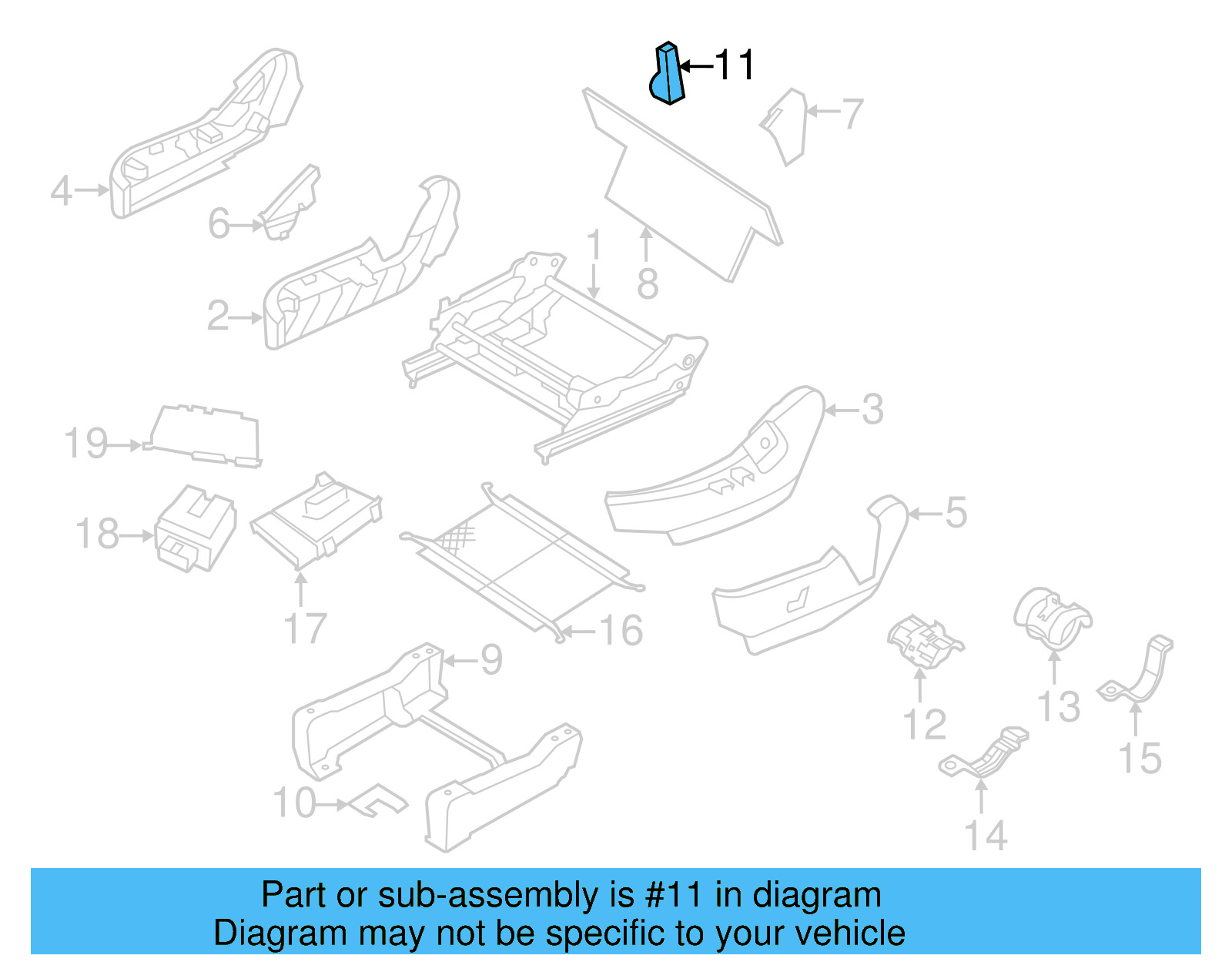 Adjust Handle 7B0-881-633-B-DX9 - View 2