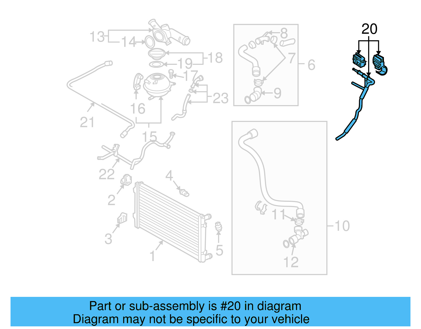 Hose 1J0-122-447-DM - View 4
