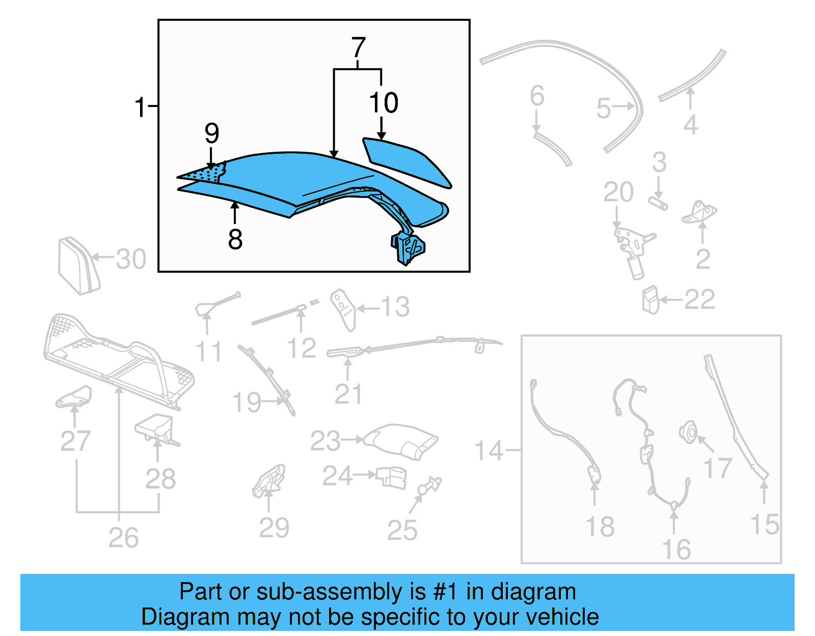 Top Assembly 1Y0-871-022-A-FDD - View 5