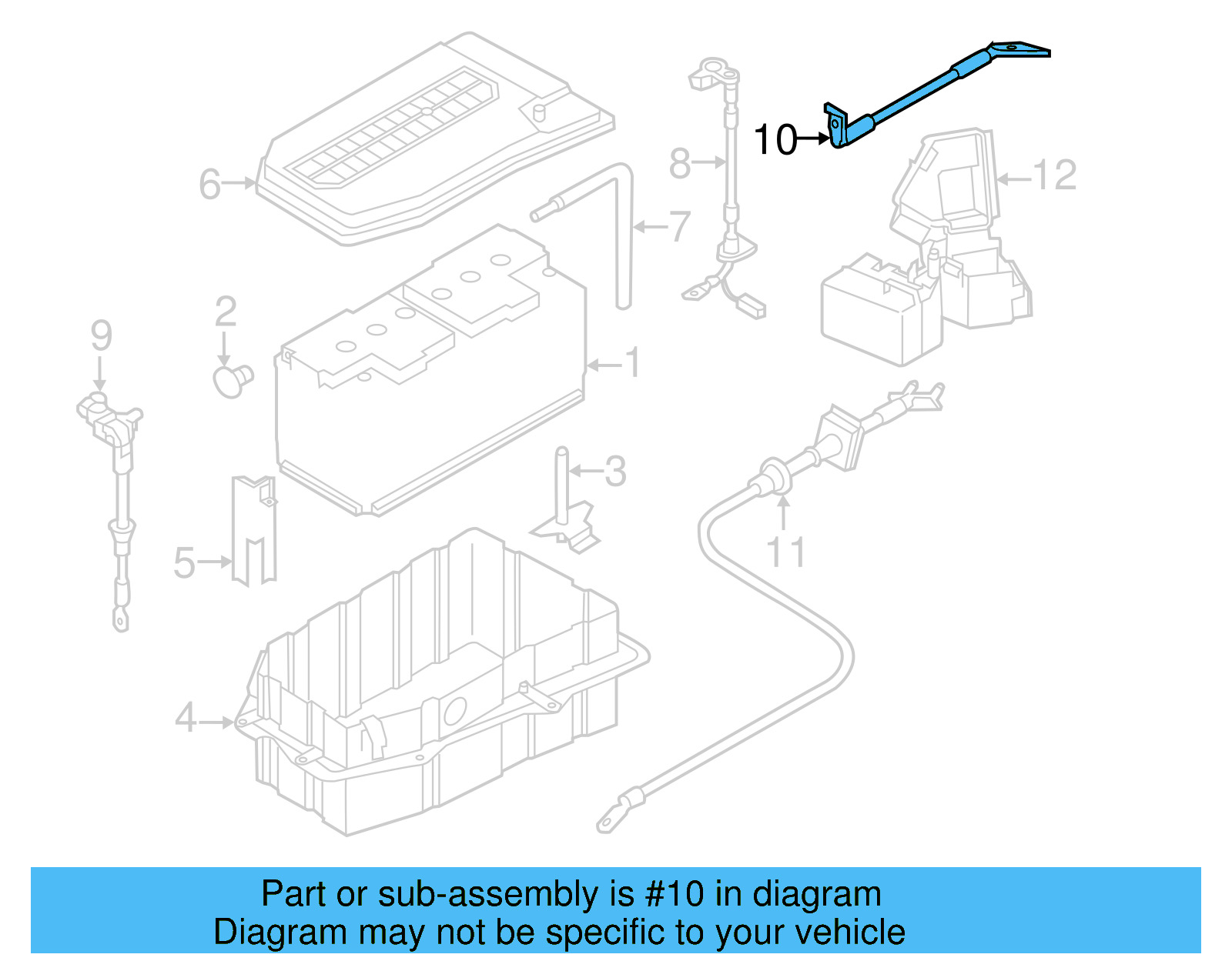 Ground Cable 7L6-971-537-A - View 6