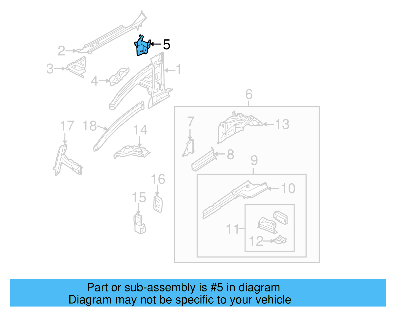Mount Bracket 7L6-805-887-A - View 3