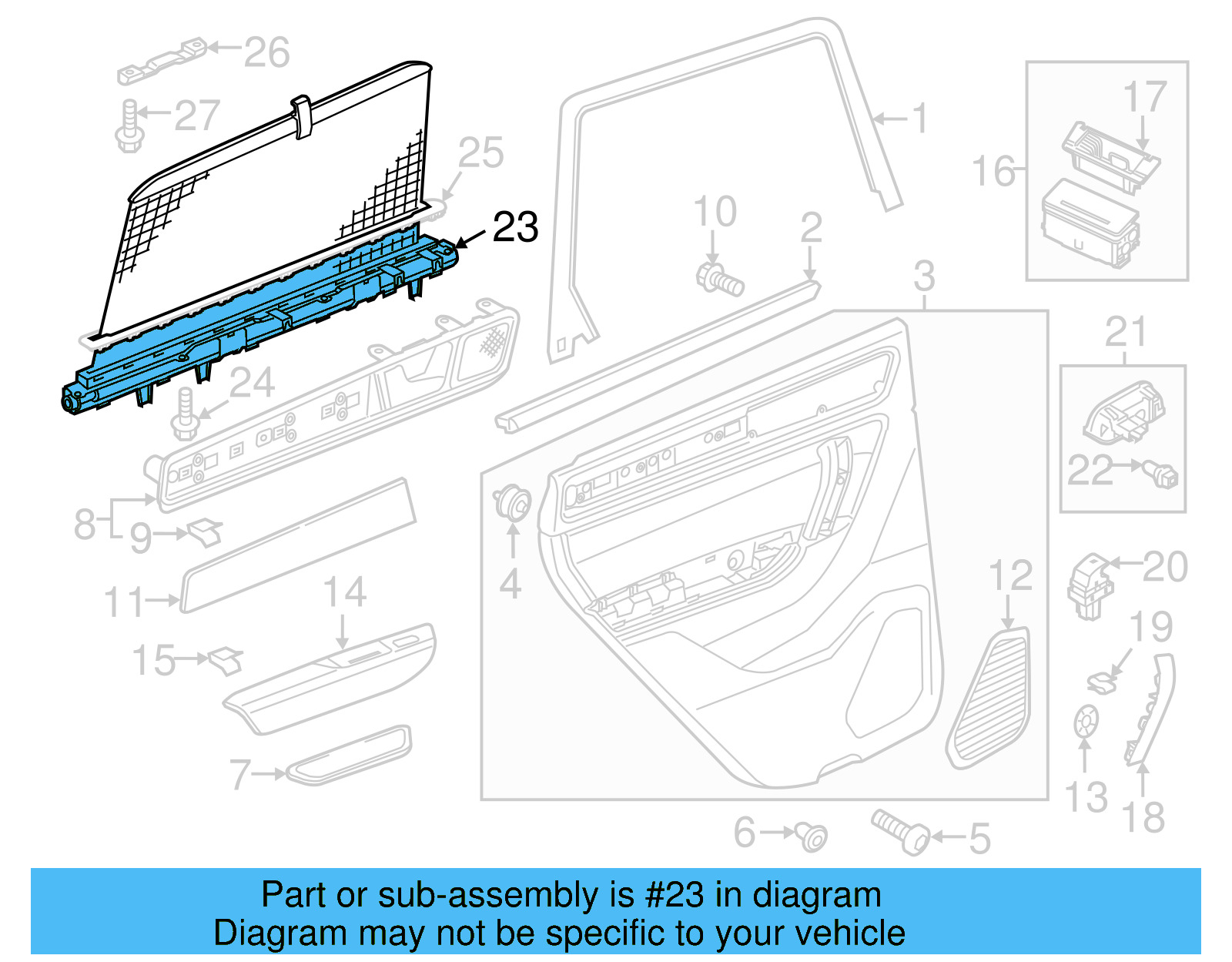 Blind 7P6-861-317-C-82V - View 3