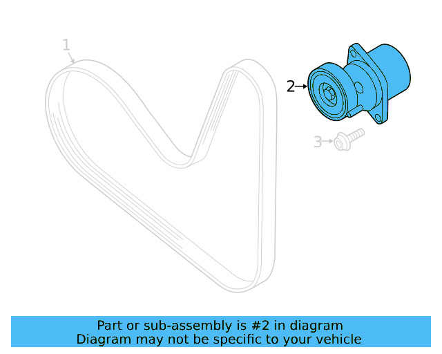 Accessory Drive Belt Tensioner Assembly 06L-903-133-F - View 8