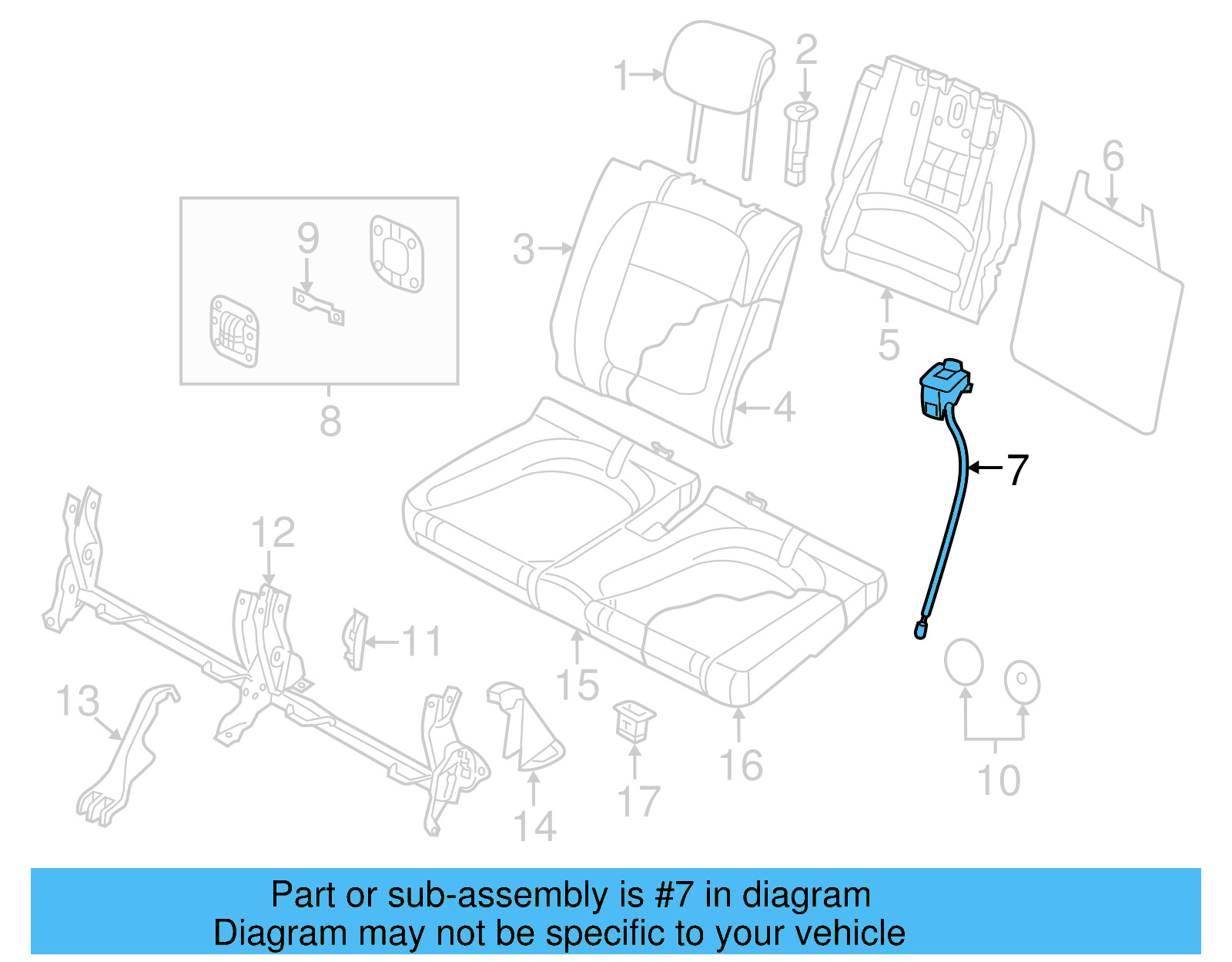 Release Handle 1K8-885-682-B-82V - View 5