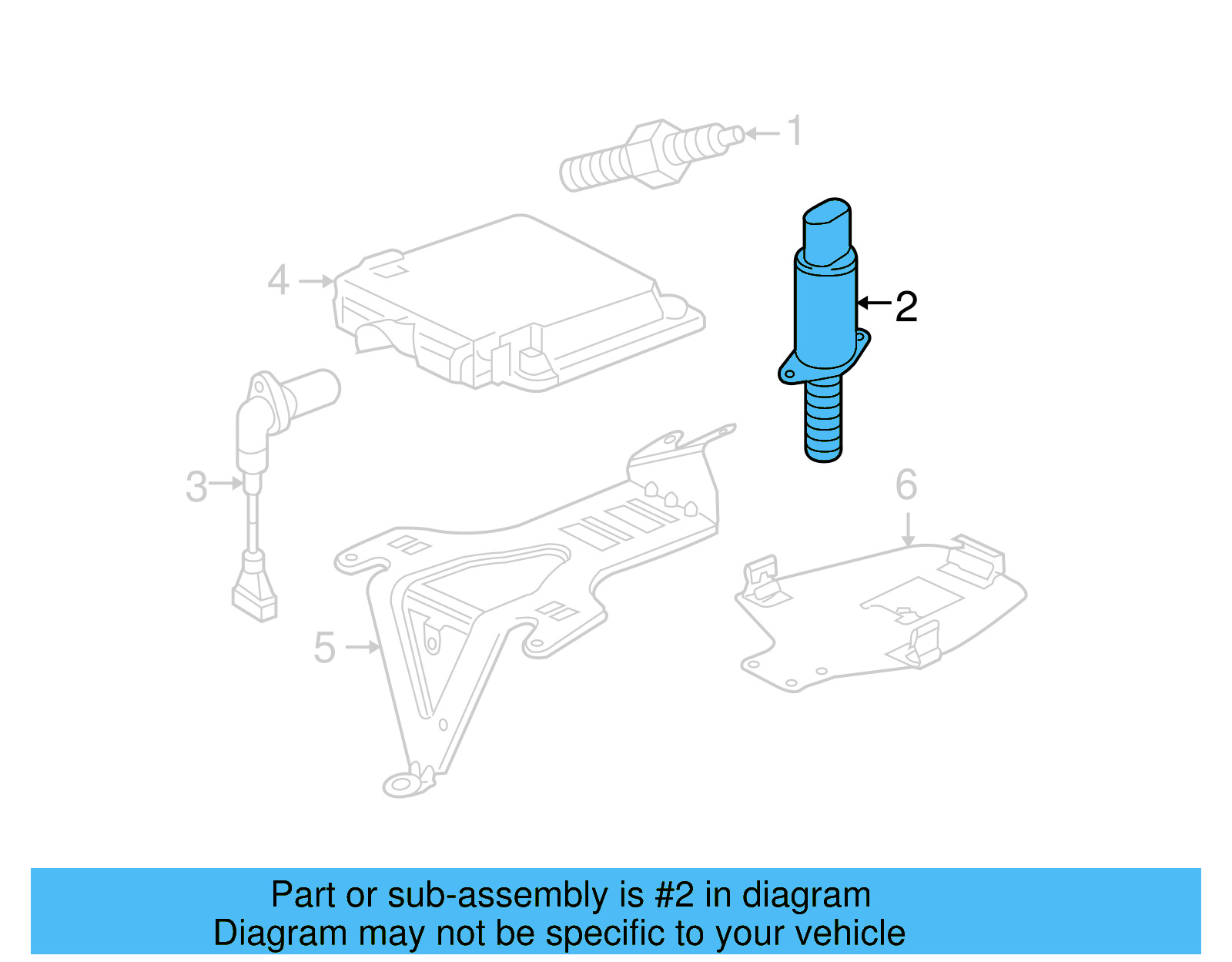 Camshaft Sensor 070-907-601-A - View 5