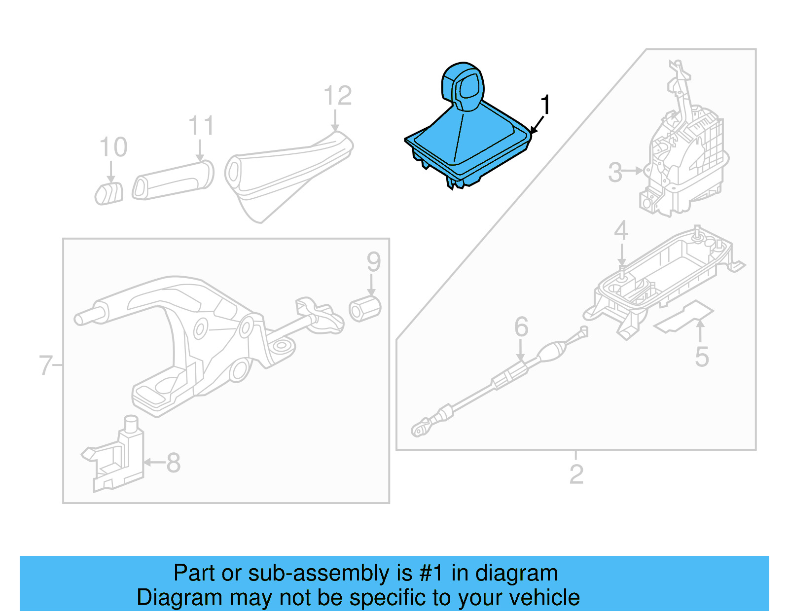 Shift Knob 5G1-713-203-H-PLE
