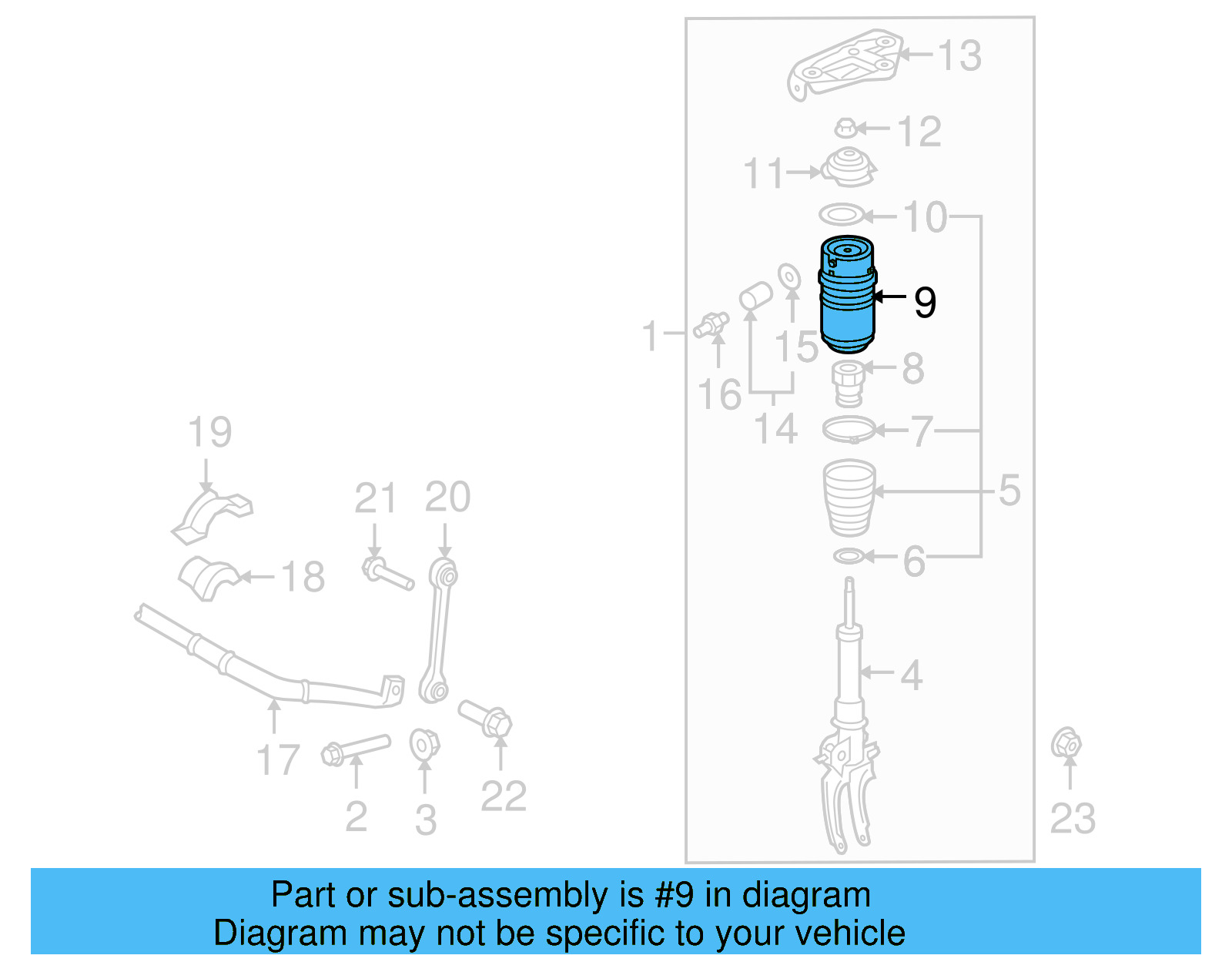 Air Spring 7L6-616-403-B - View 4