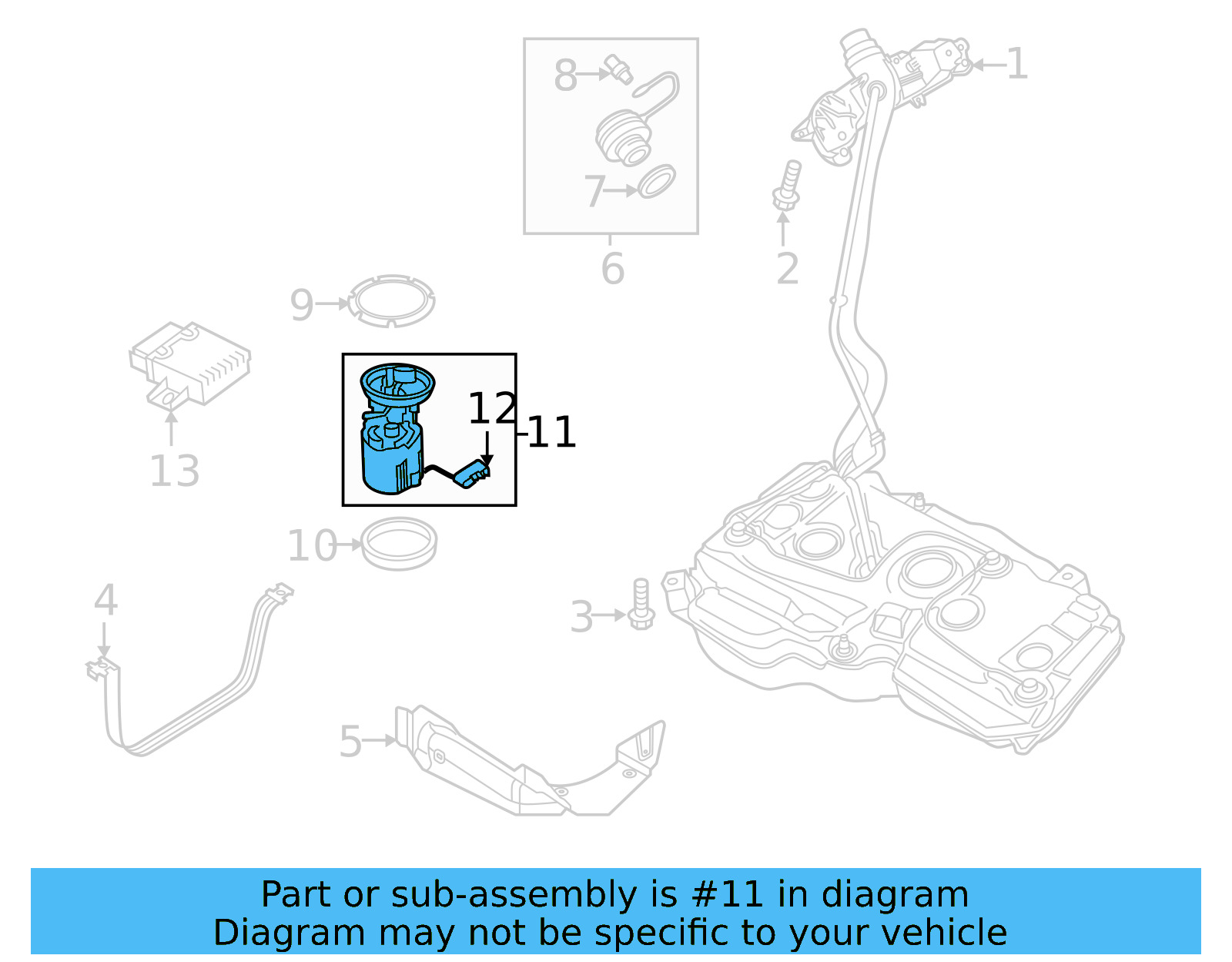 Fuel Pump 5QM-919-087-J - View 2