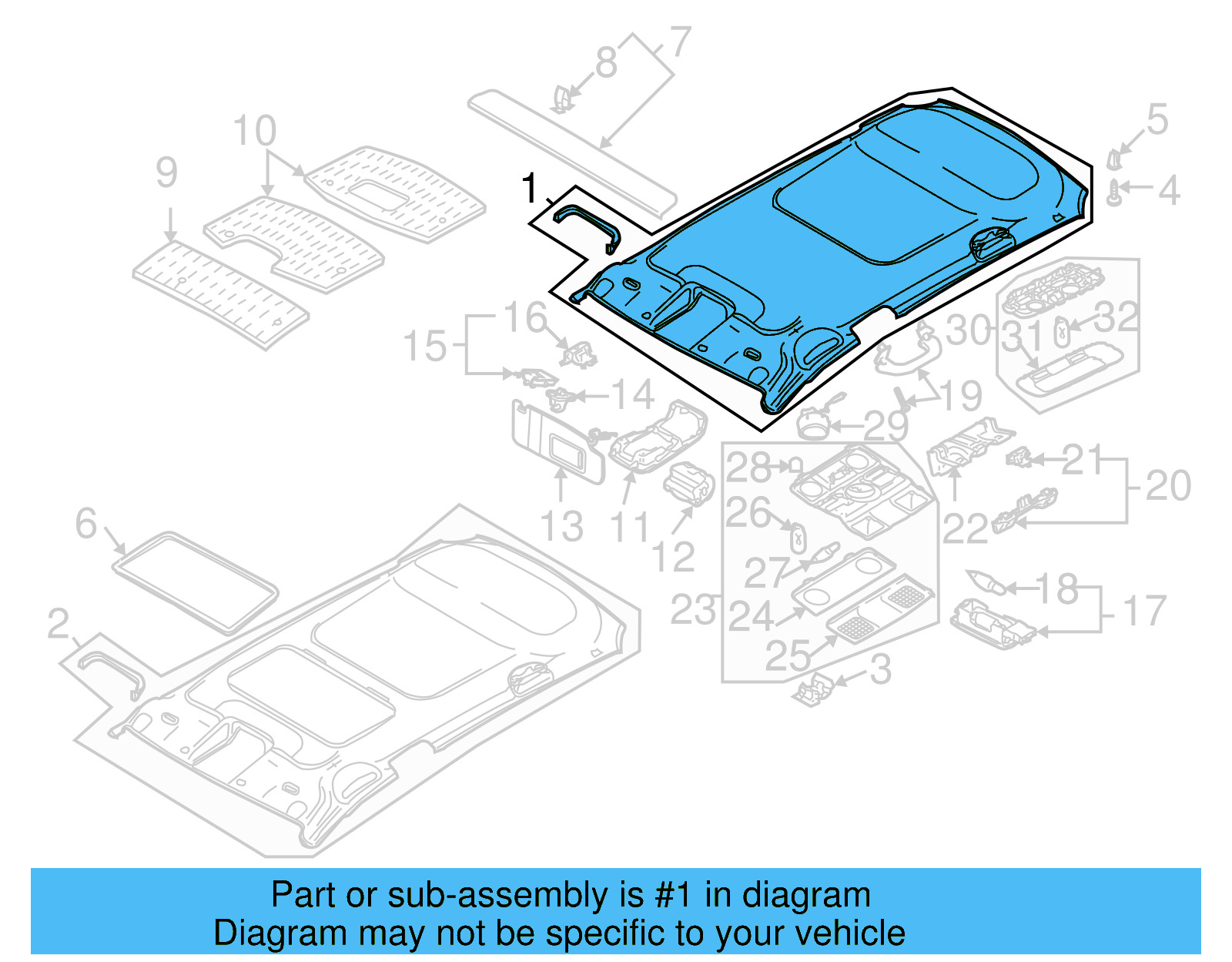 Headliner 3C9867502K3U5 - View 5