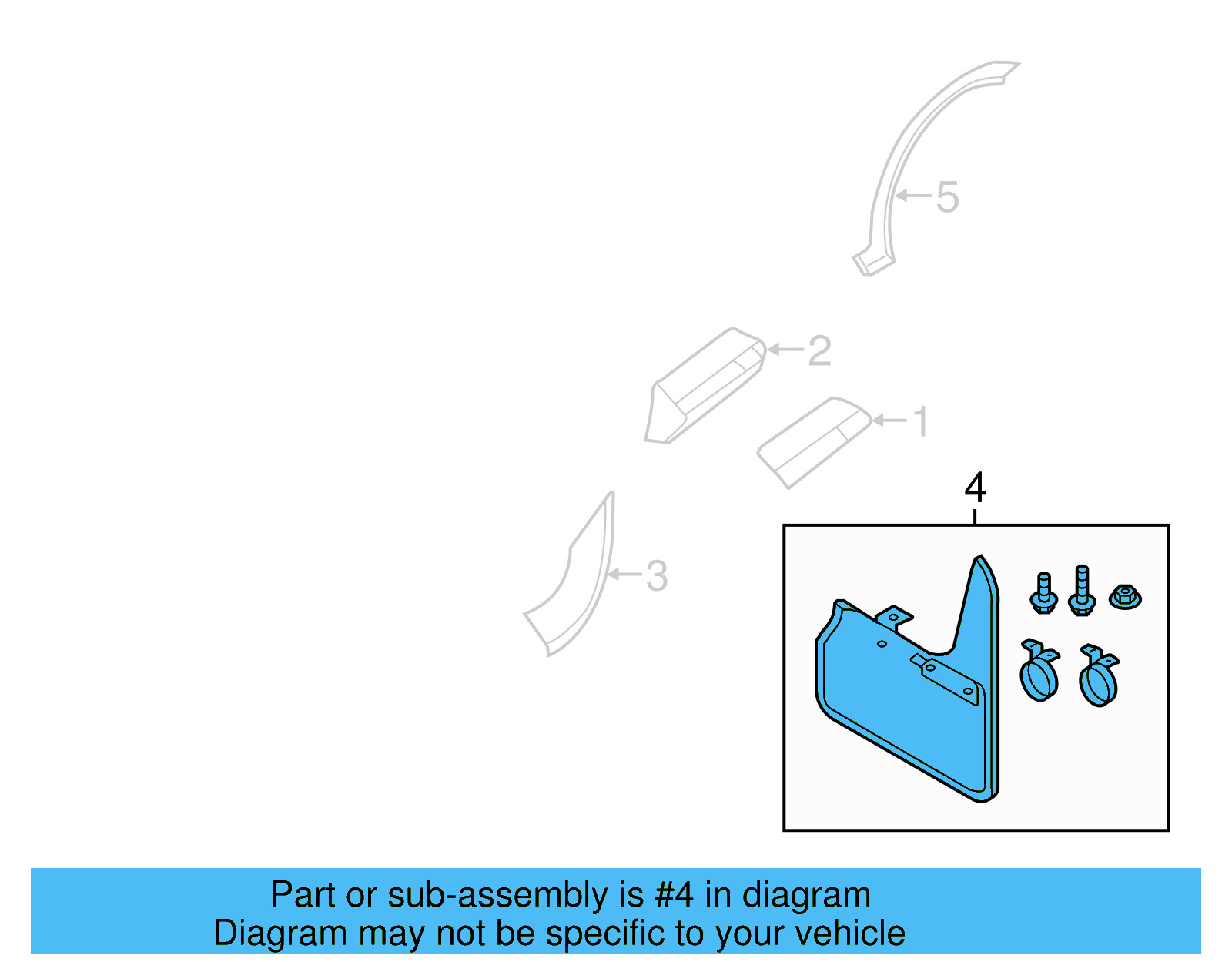Splash Guards 5C0-075-101-A - View 3