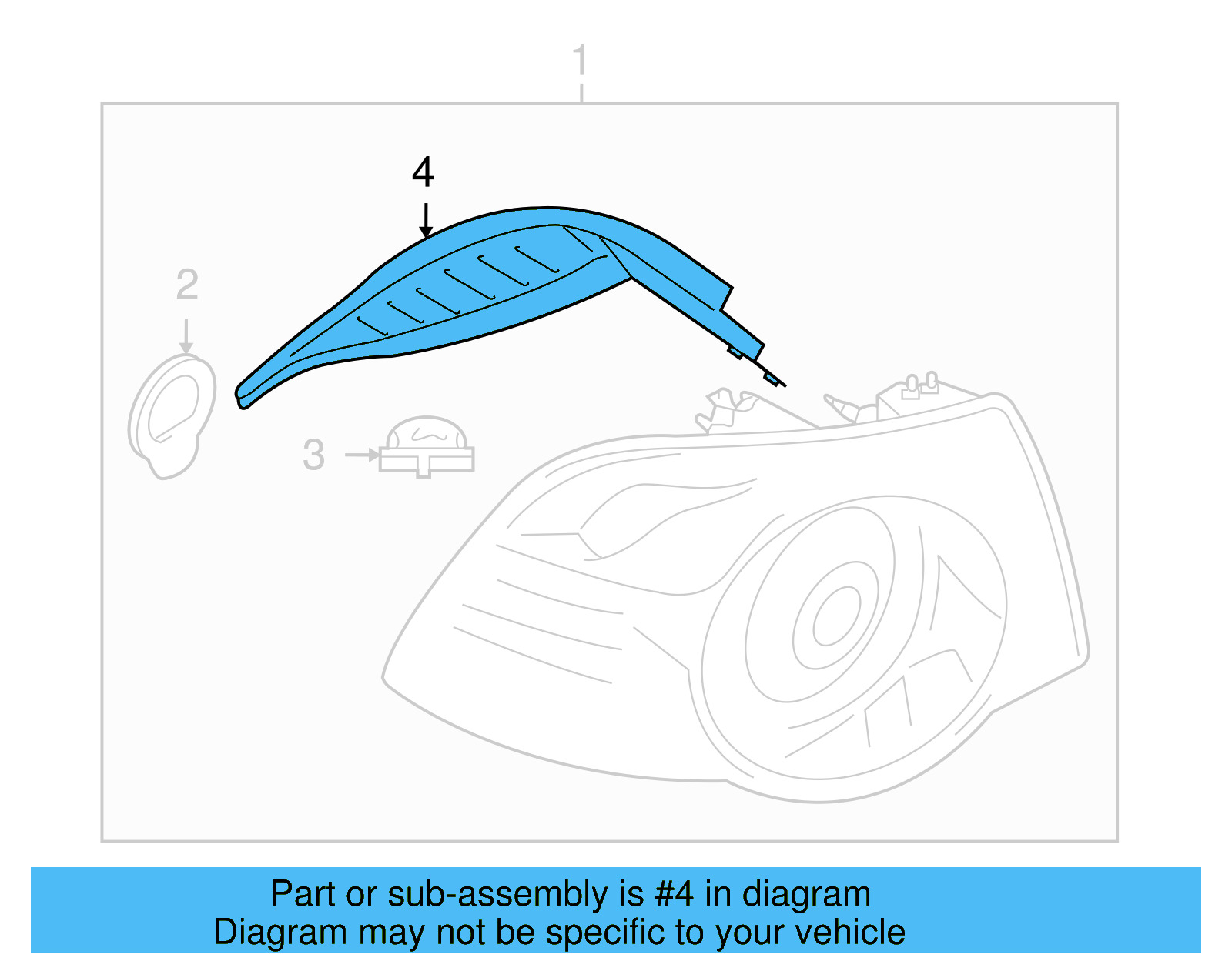 Trim Plate 1Q0-945-311-A-9B9 - View 3