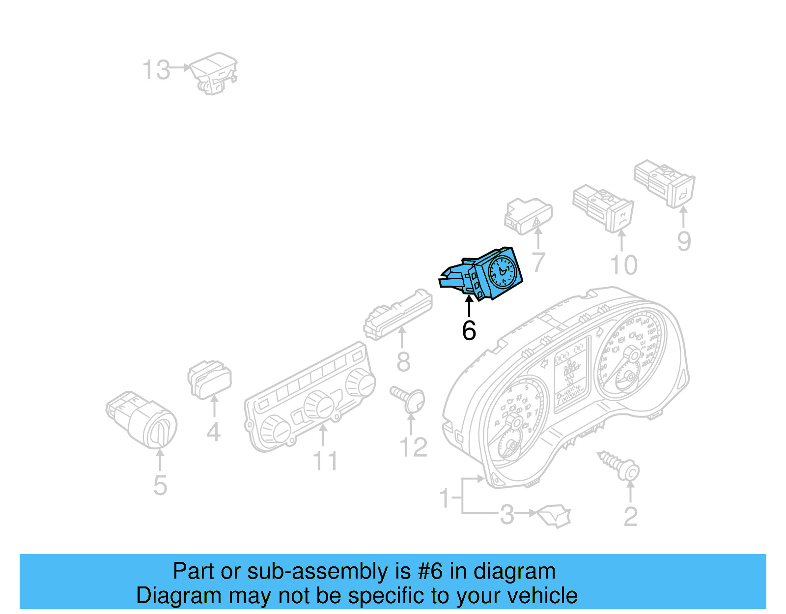 Clock 561-919-204-B - View 3