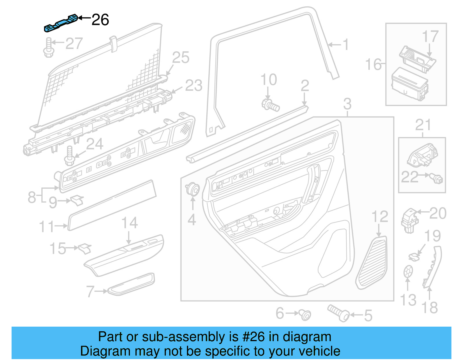 Upper Bracket 7P6-861-789-9B9 - View 6