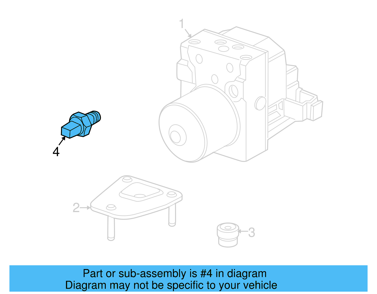 Thrust Sensor 8E0-907-597 - View 3