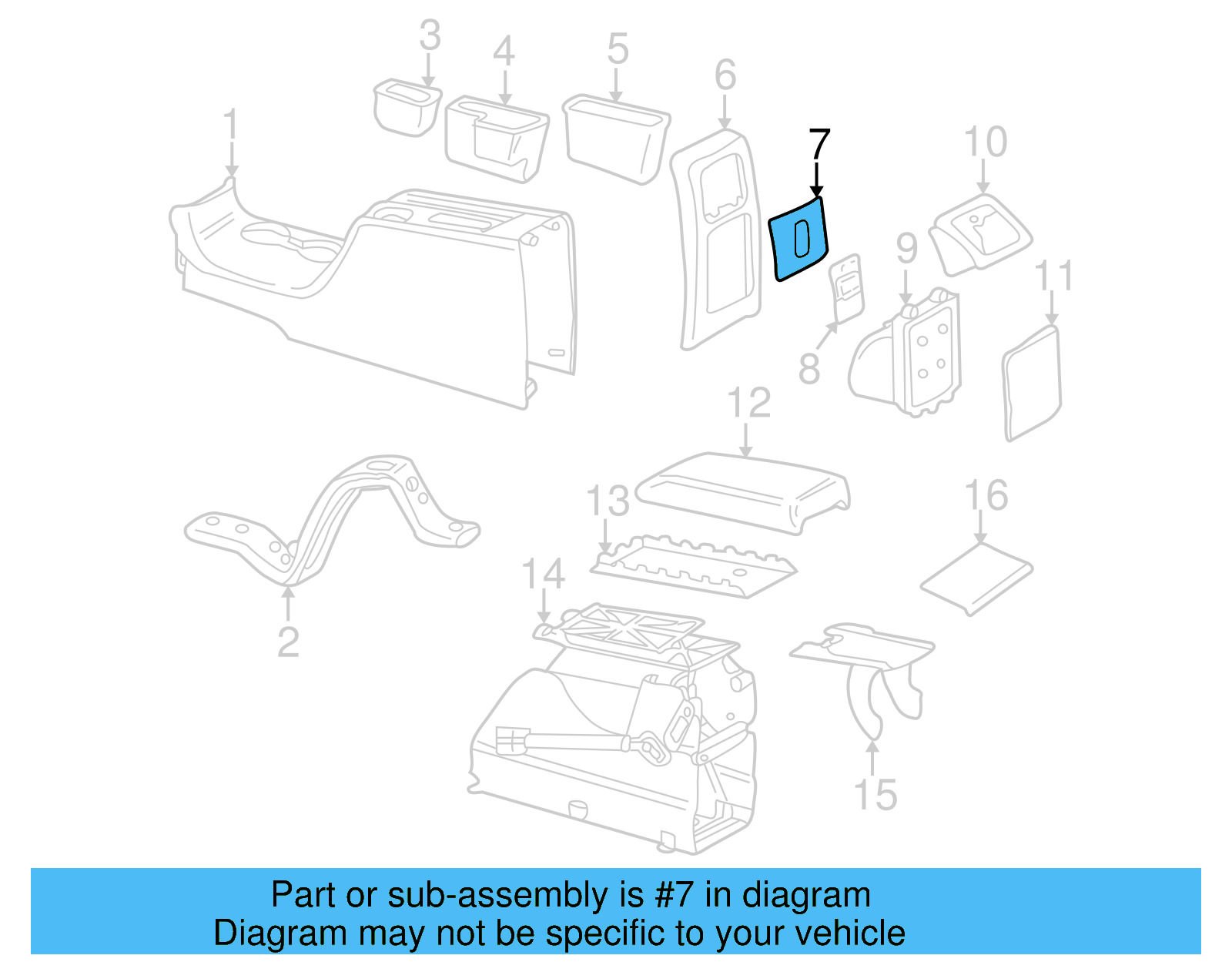 Bezel 3B0-863-289-A94 - View 8
