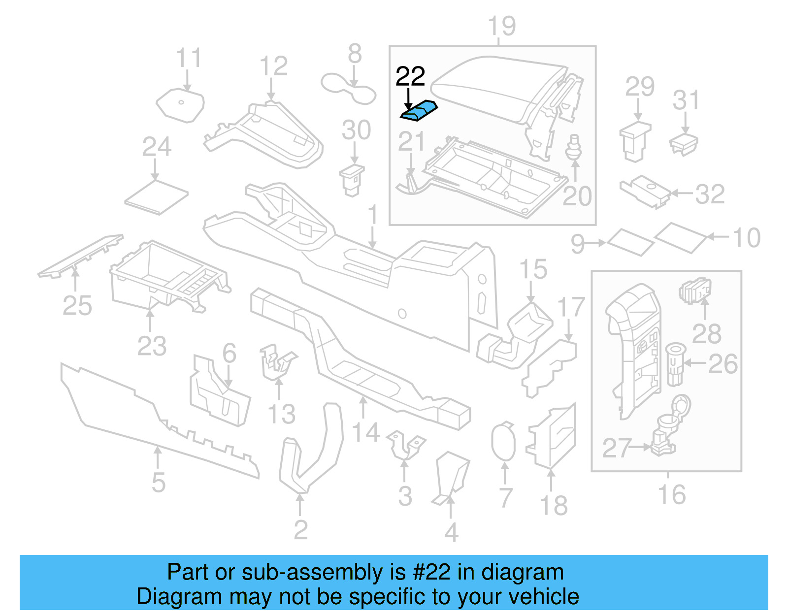 Release Handle 5C6-864-809 - View 5