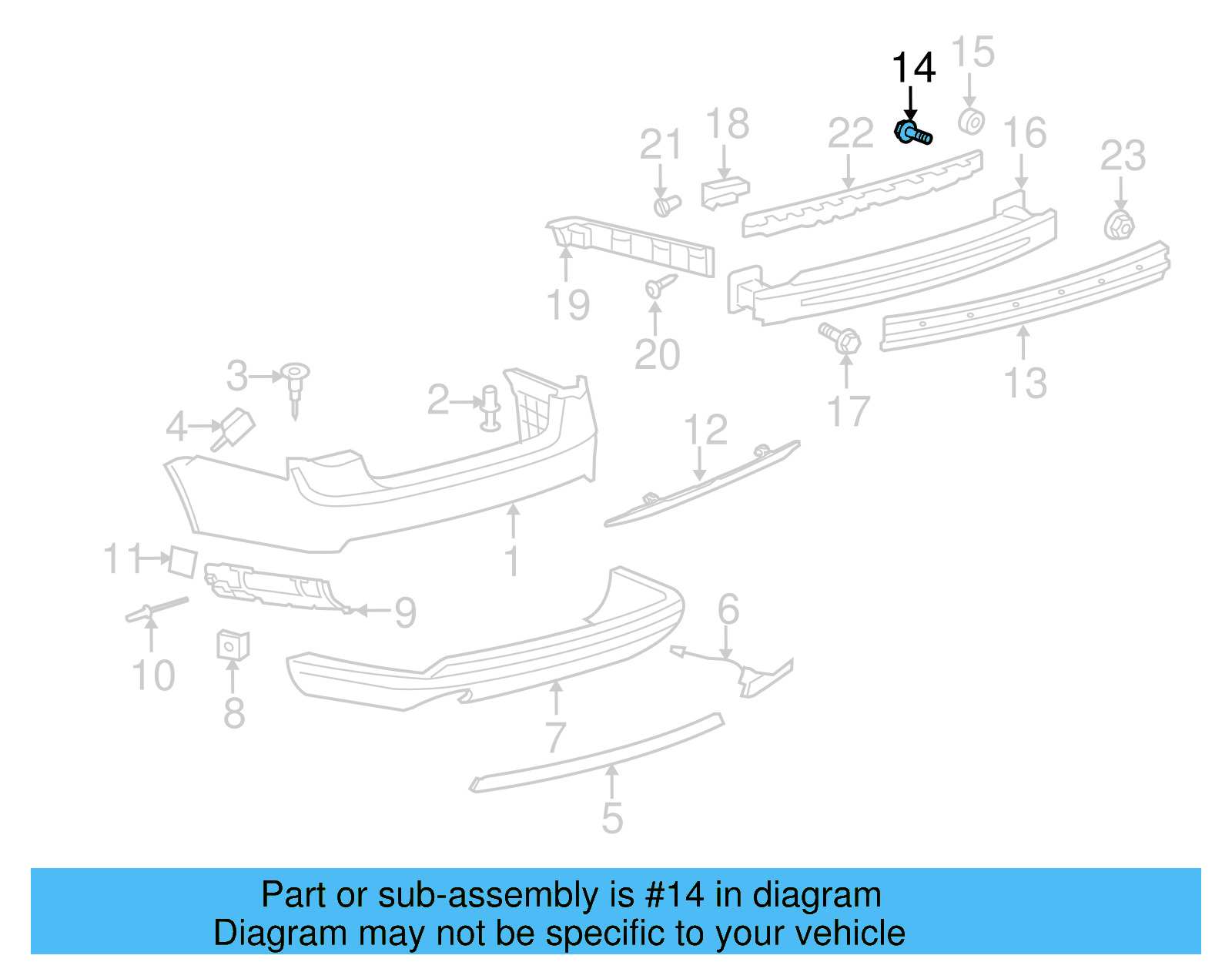Absorber Screw WHT-000-871 - View 10