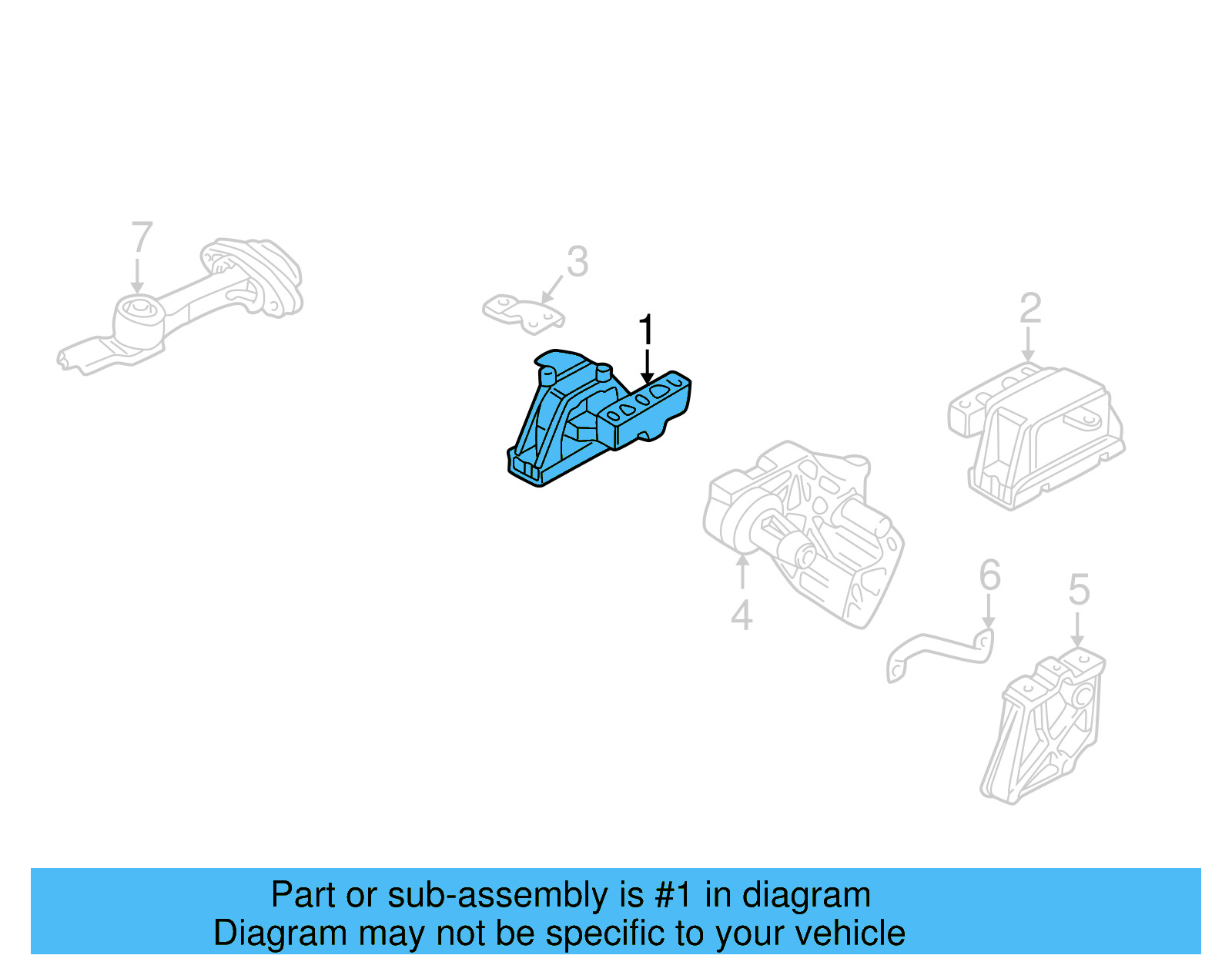 Mount 1J0-199-262-CE - View 4