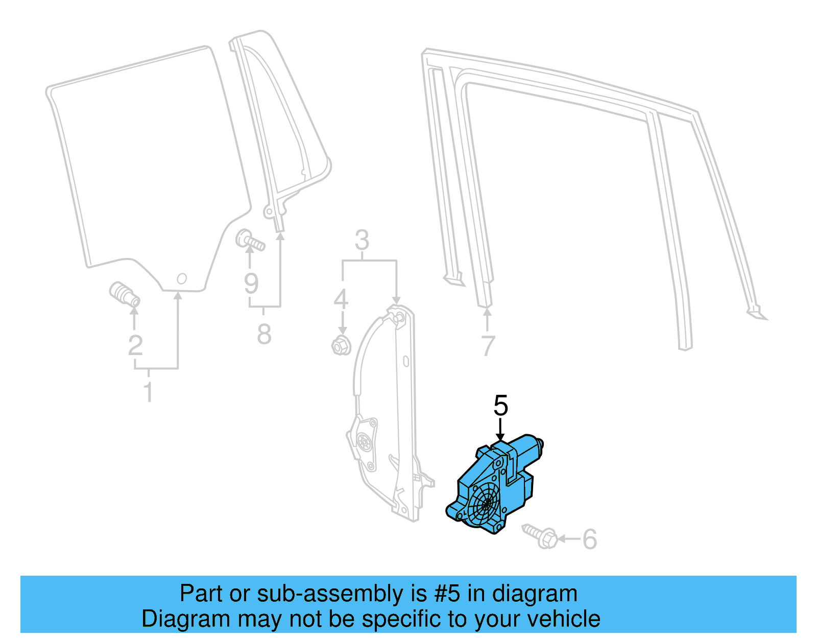 Window Motor 5Q4-959-811-G