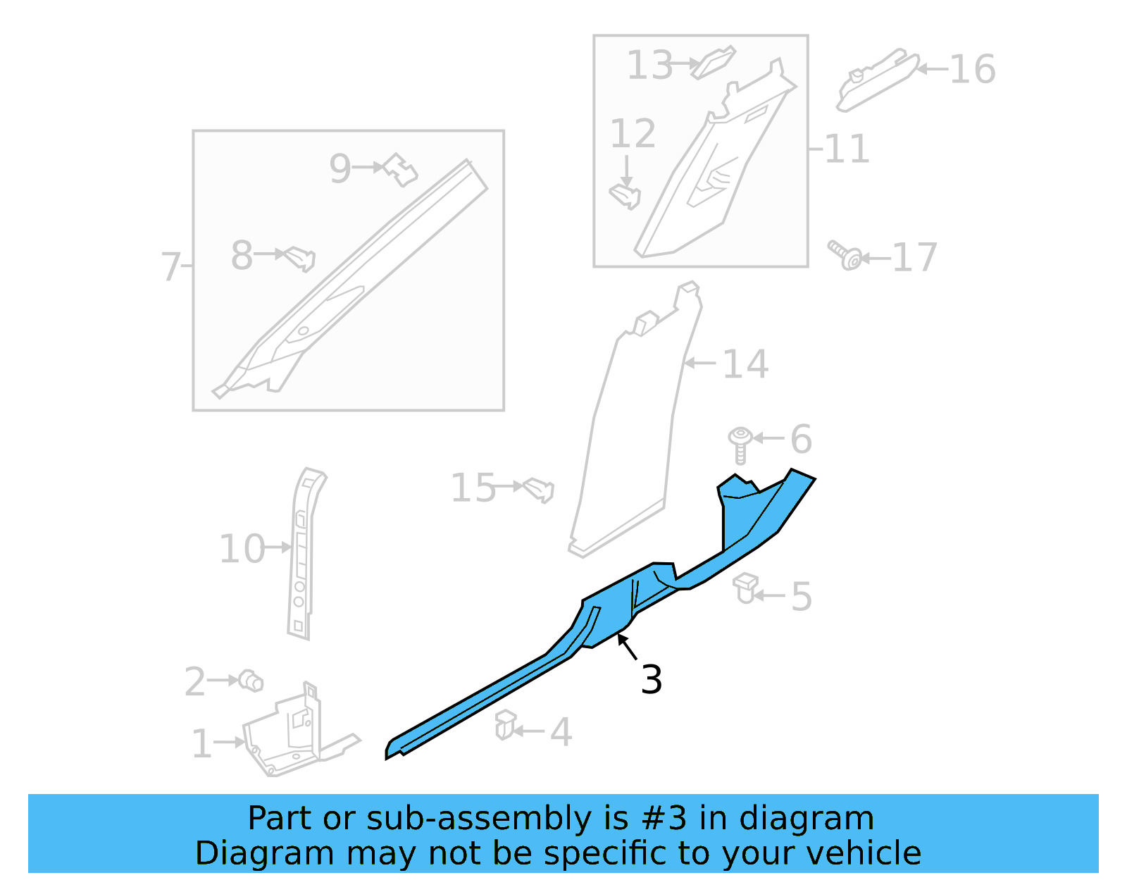 Sill Plate 17A-853-369-A-ESE - View 3