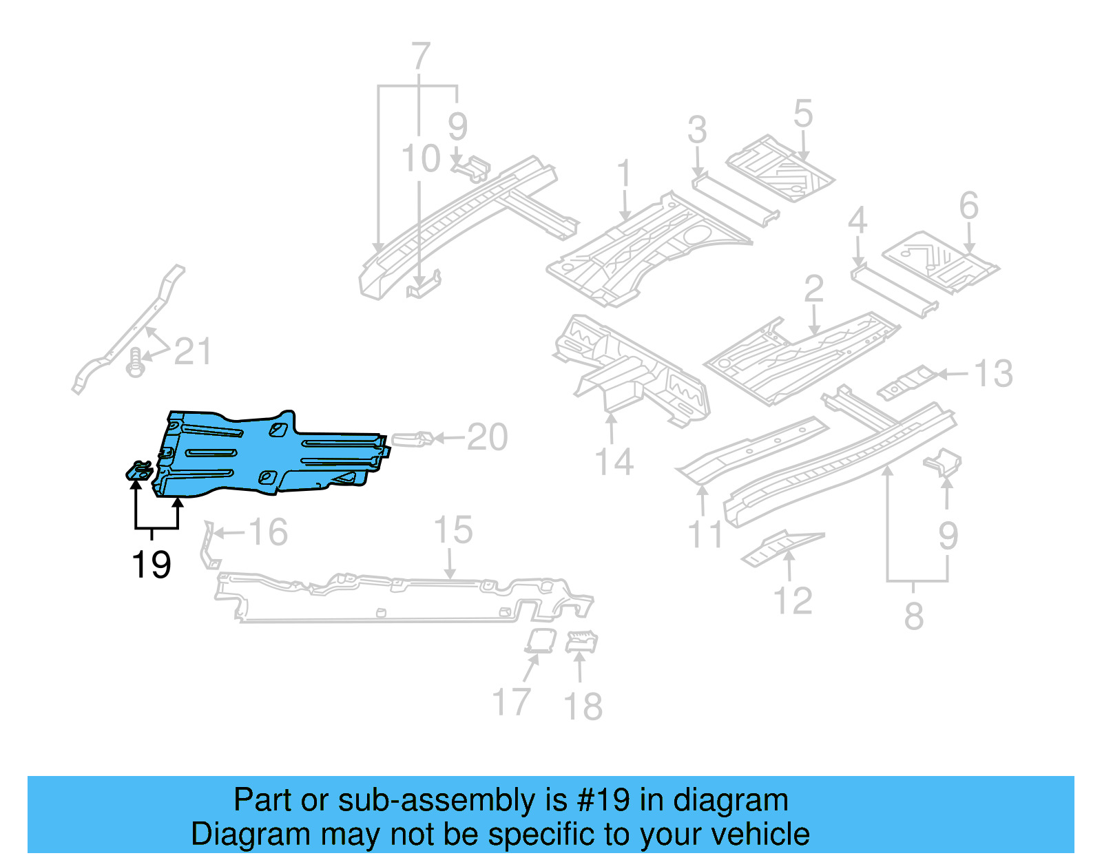 Heat Shield 7L0-825-681-B - View 11