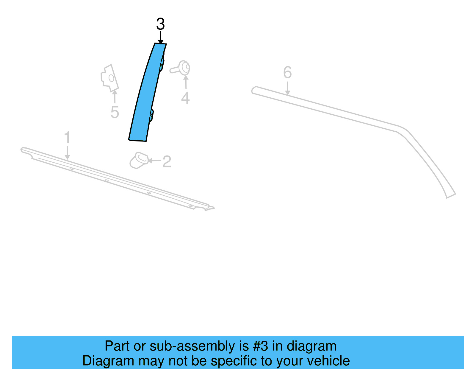 Door Applique 1K5-839-902-D-03C - View 5