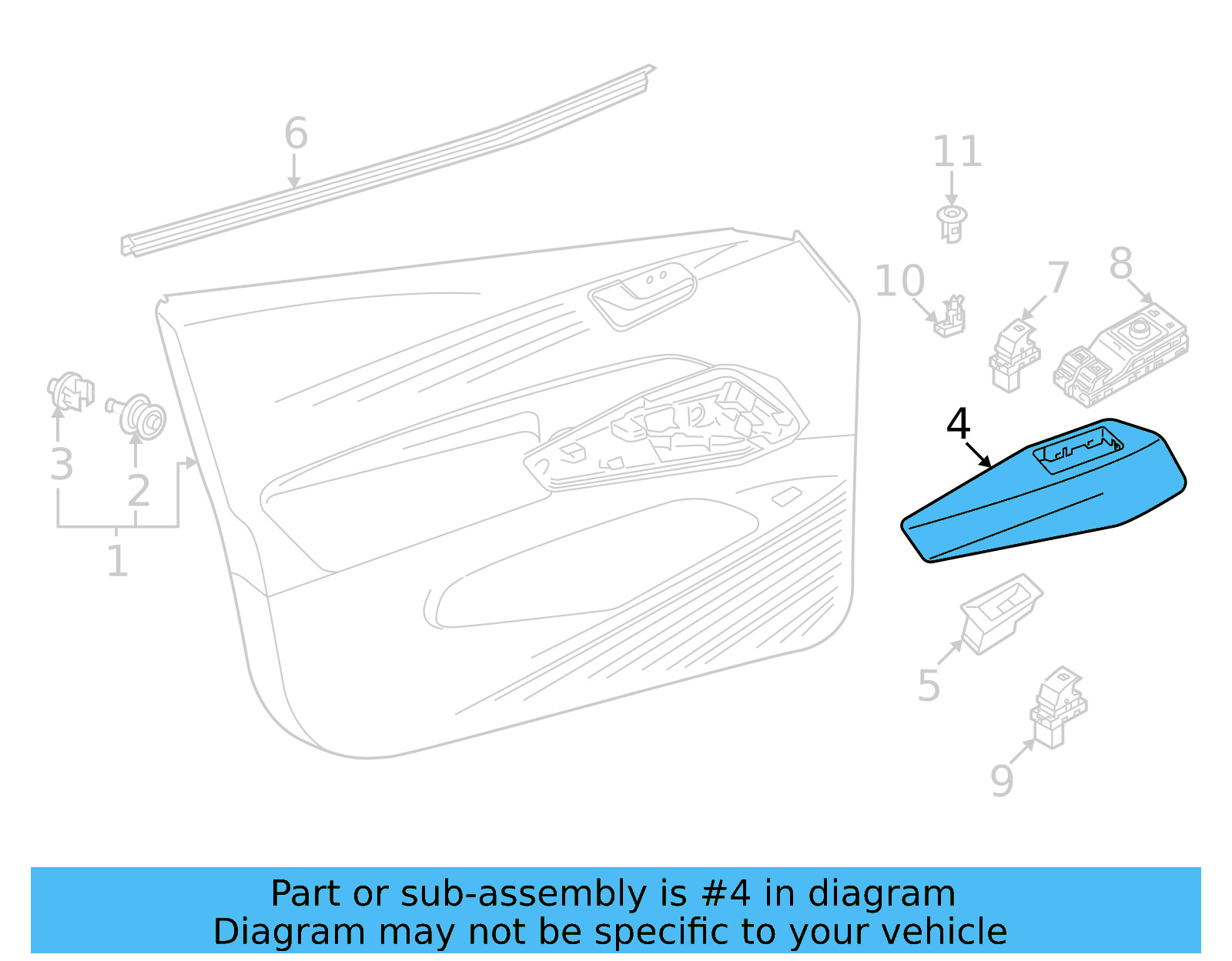 Armrest 11K-867-197-7CN