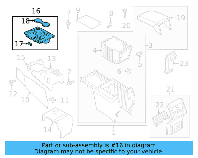 Trim Plate 3CN-864-263-G-DAF - View 9