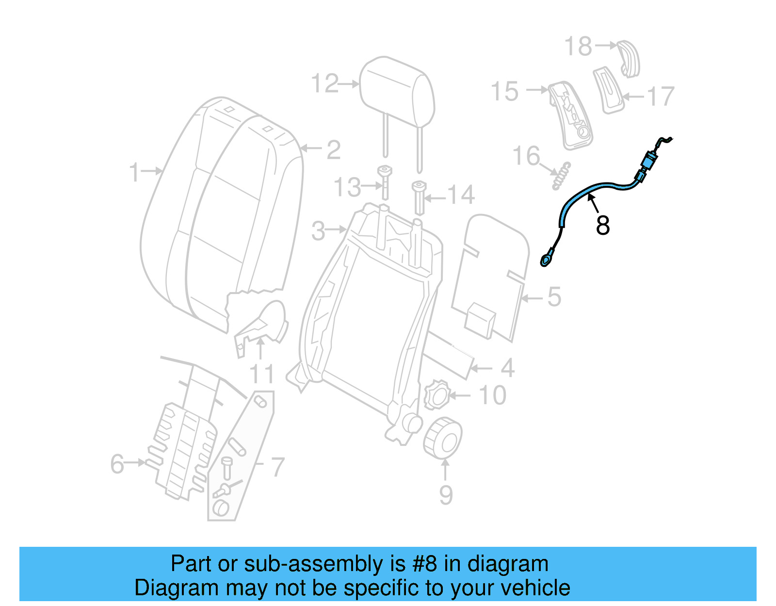Release Cable 1K3-881-271-D - View 13