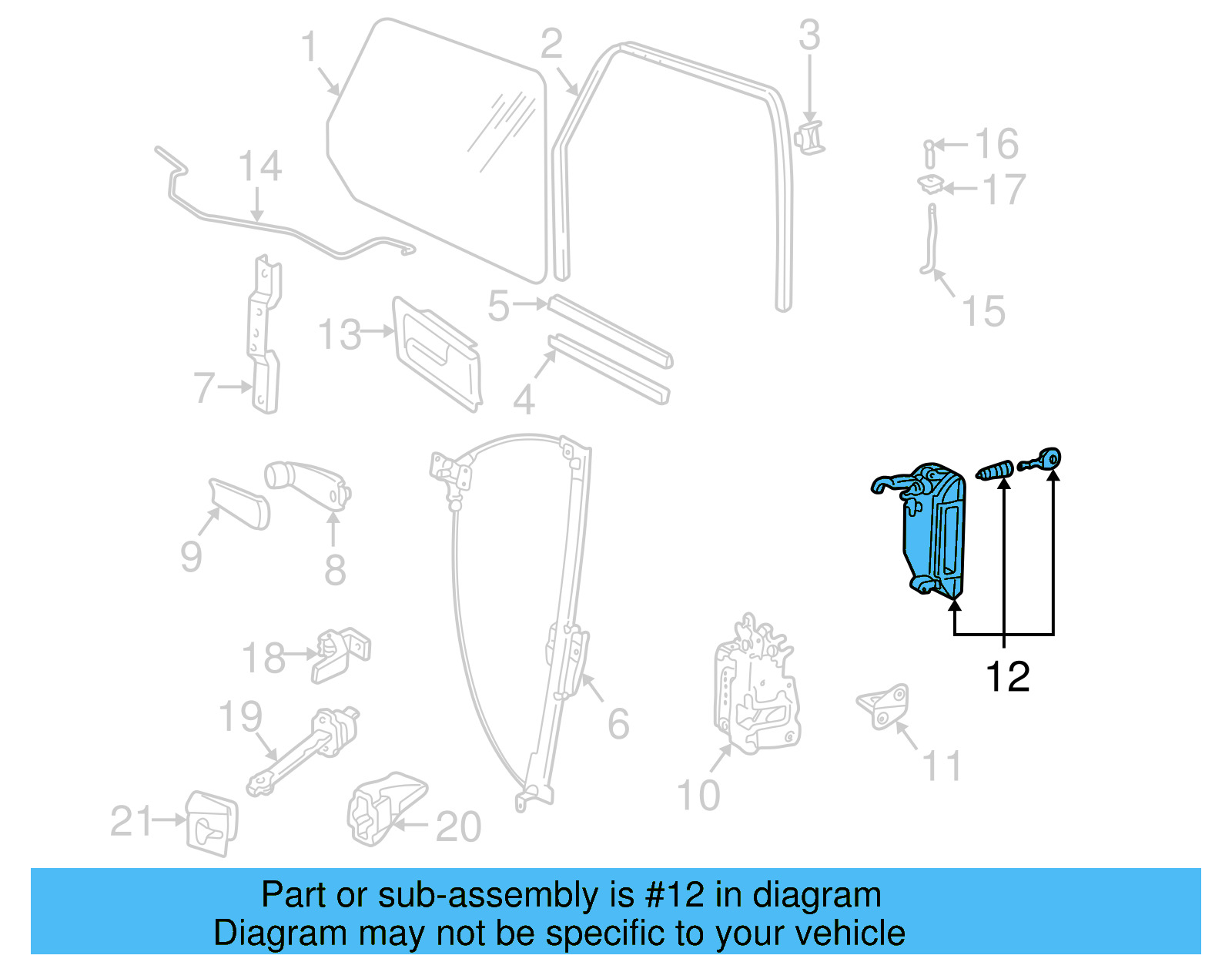 Handle, Outside 701-837-205 - View 6