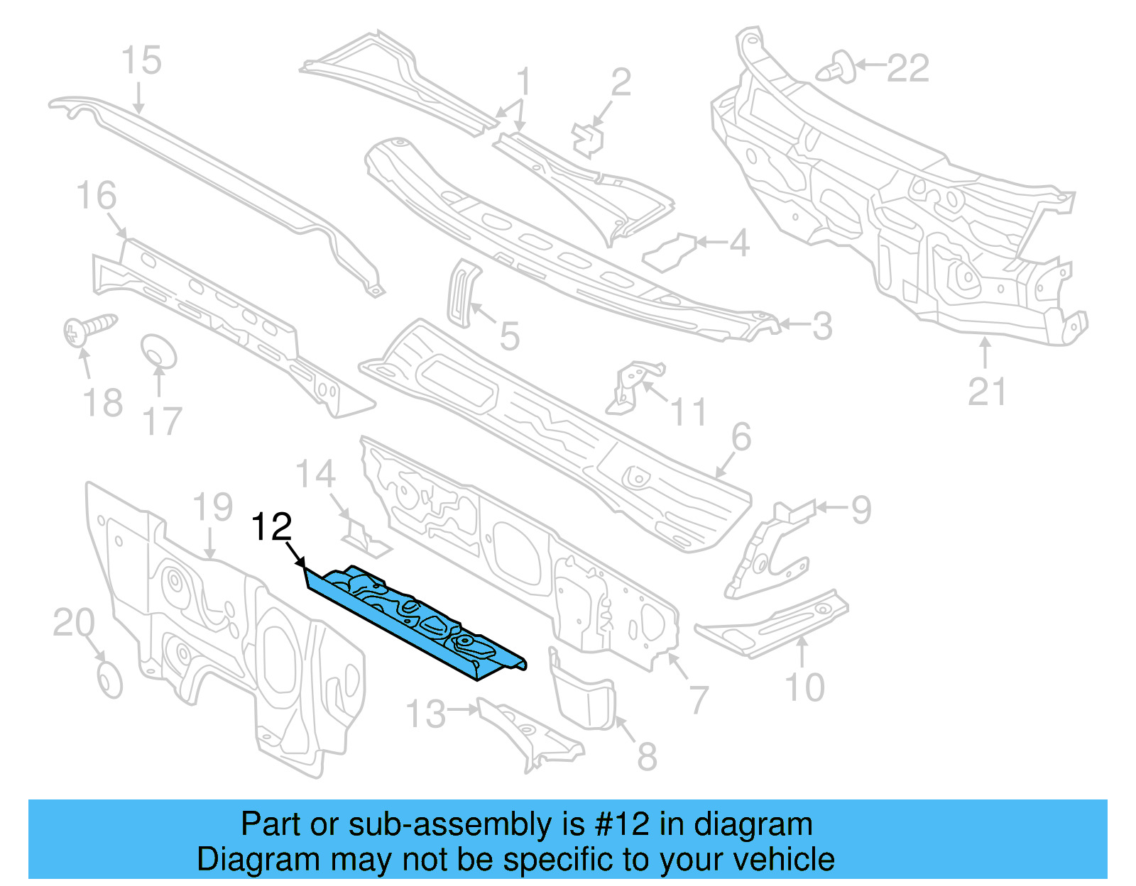 Center Plate 5Q0-805-277 - View 18