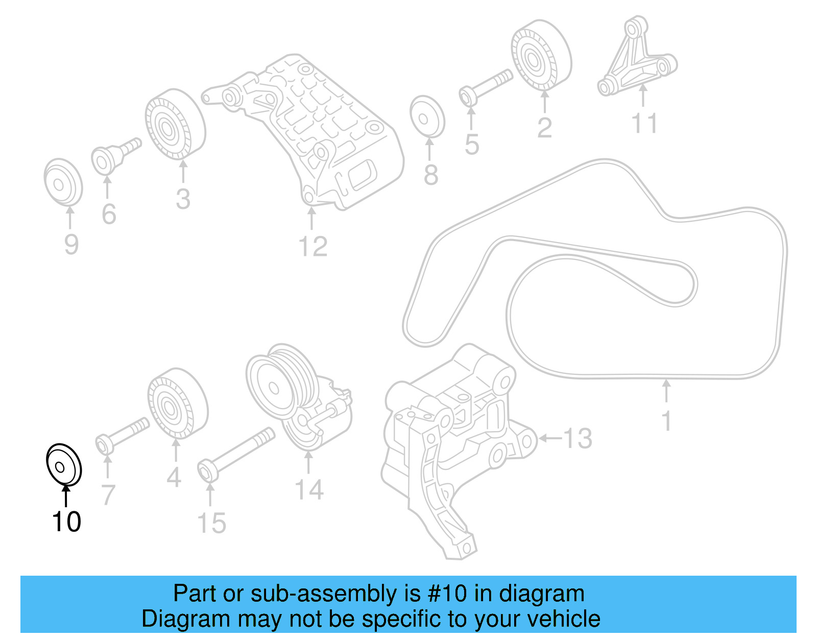 Idler Pulley Dust Cap 059-903-310-B - View 26
